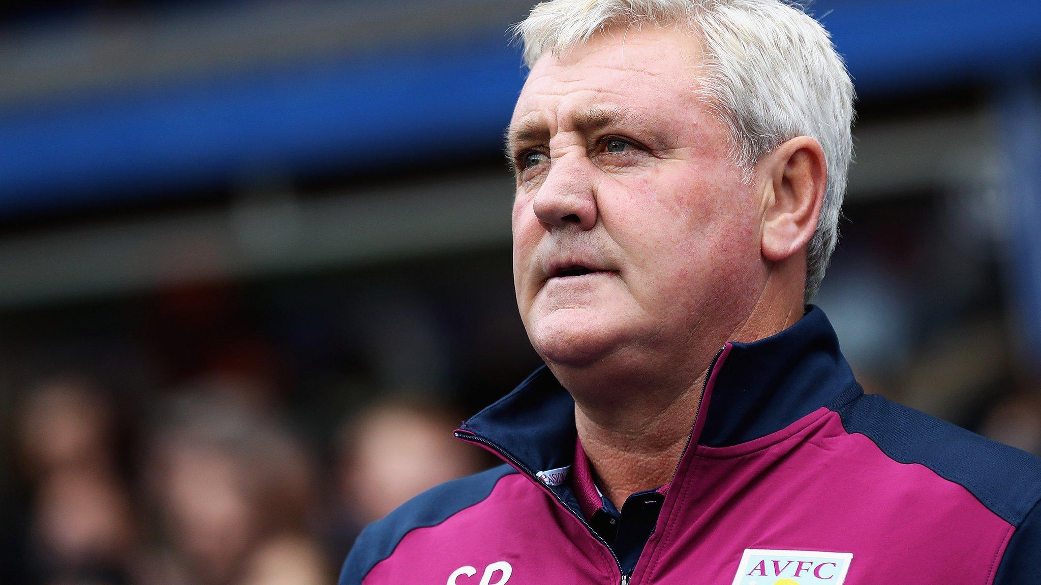 Aston Villa manager Steve Bruce