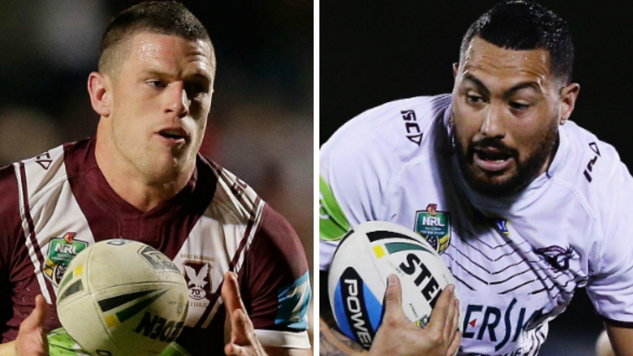 Luke Burgess and Feleti Mateo