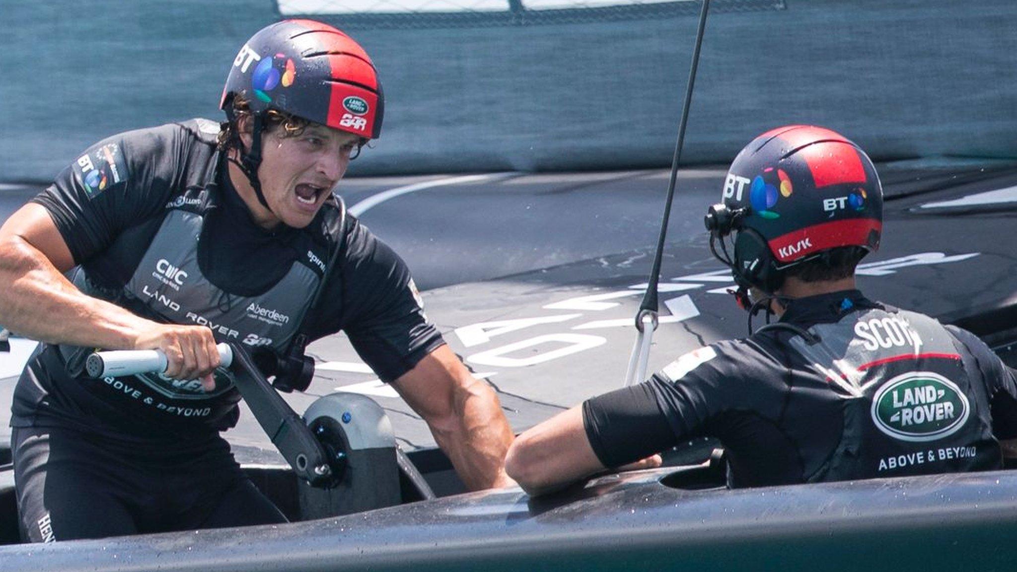 Britain struggle at America's Cup