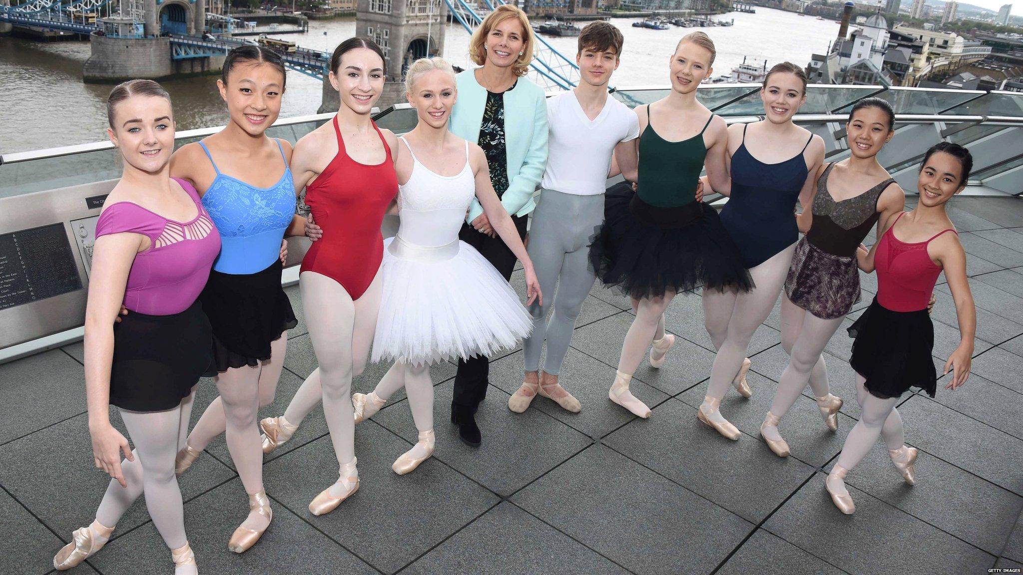 Darcey Bussell with Genee dancers