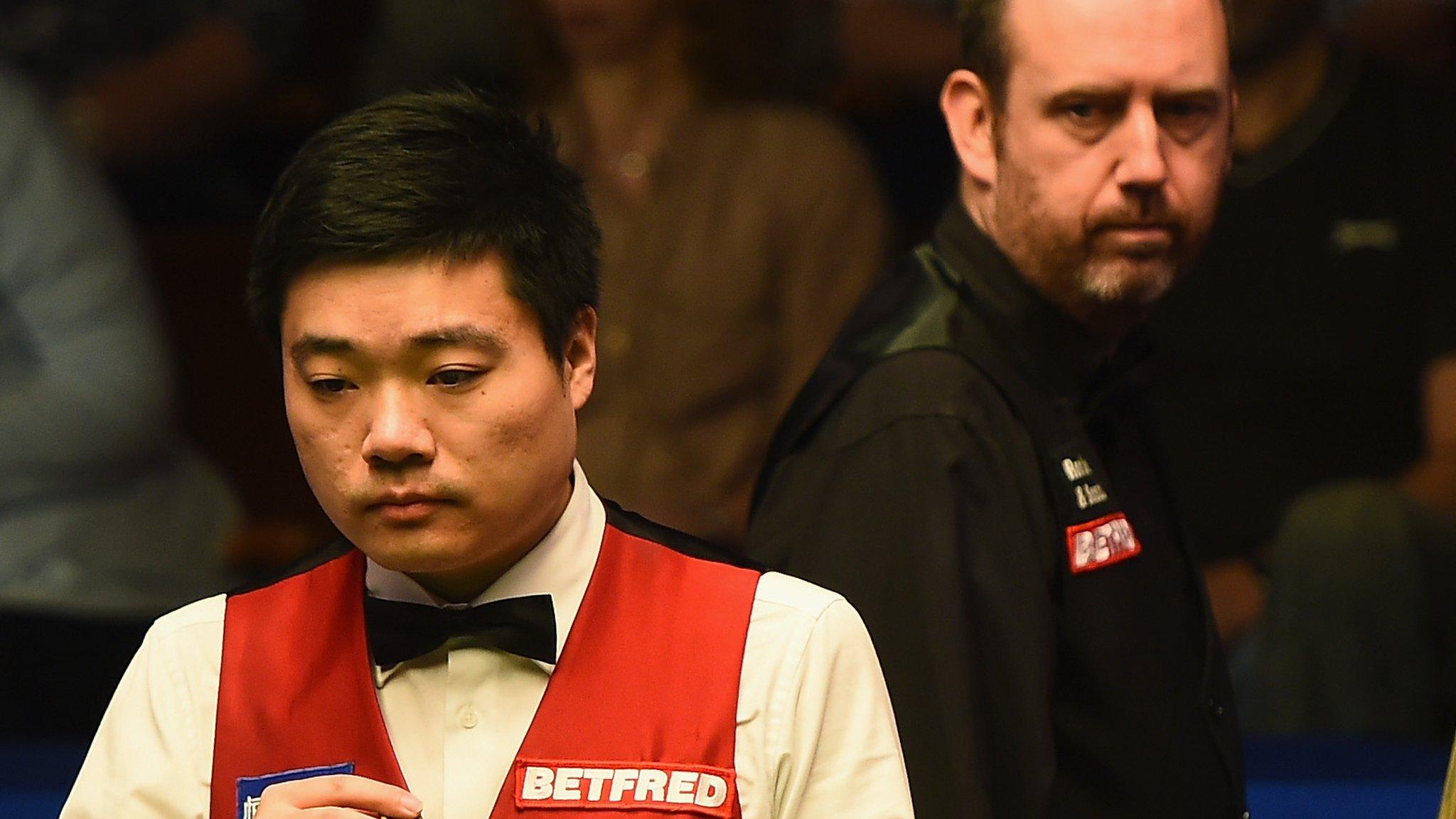 Ding Junhui and Mark Williams