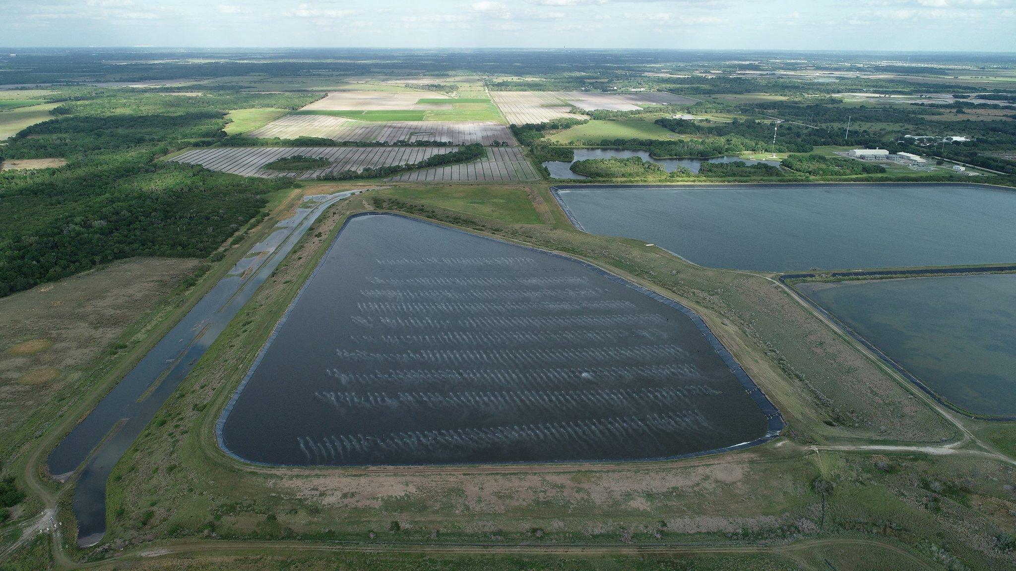 Piney Point reservoir in Florida