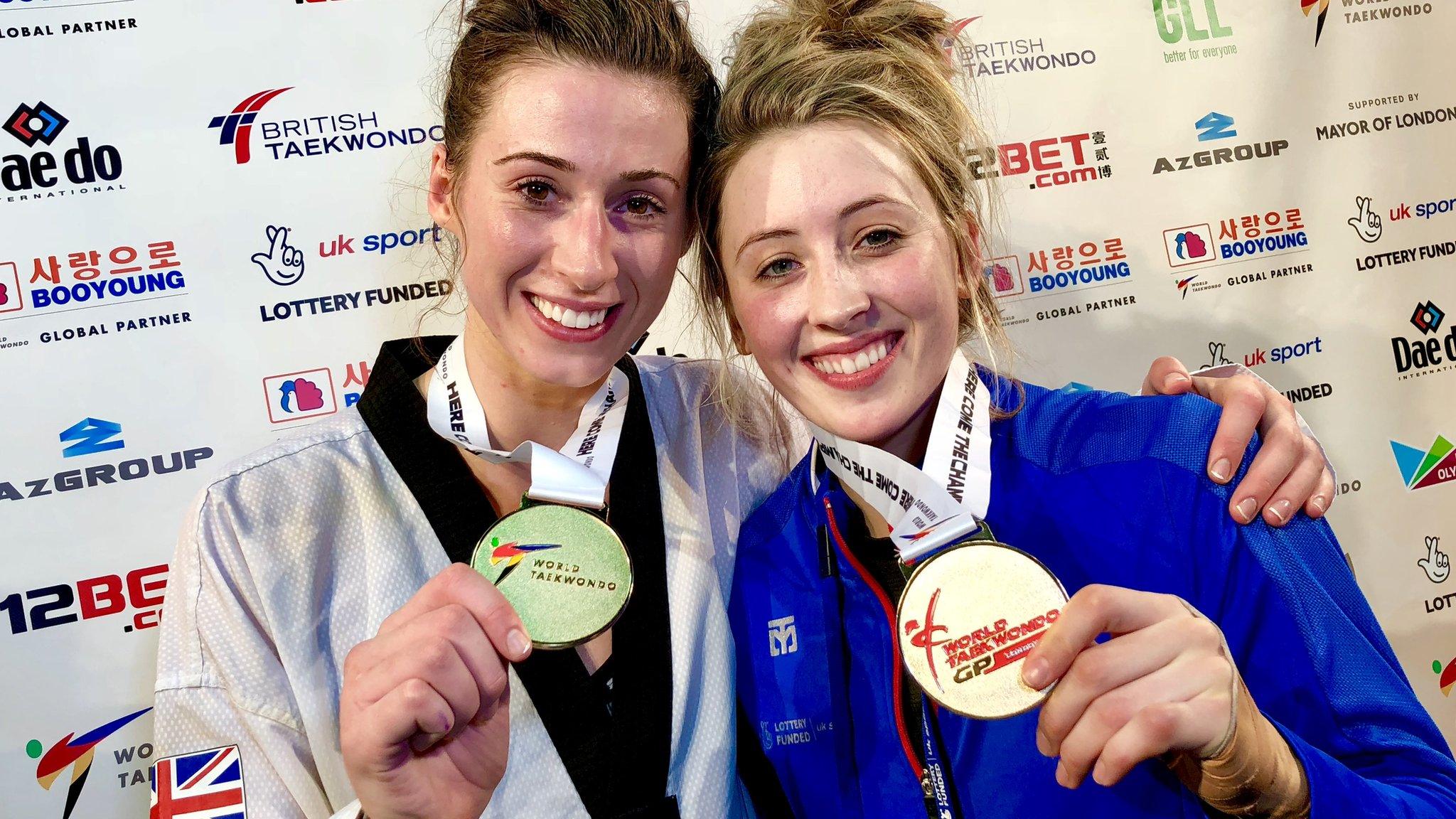 Bianca Walkden and Jade Jones