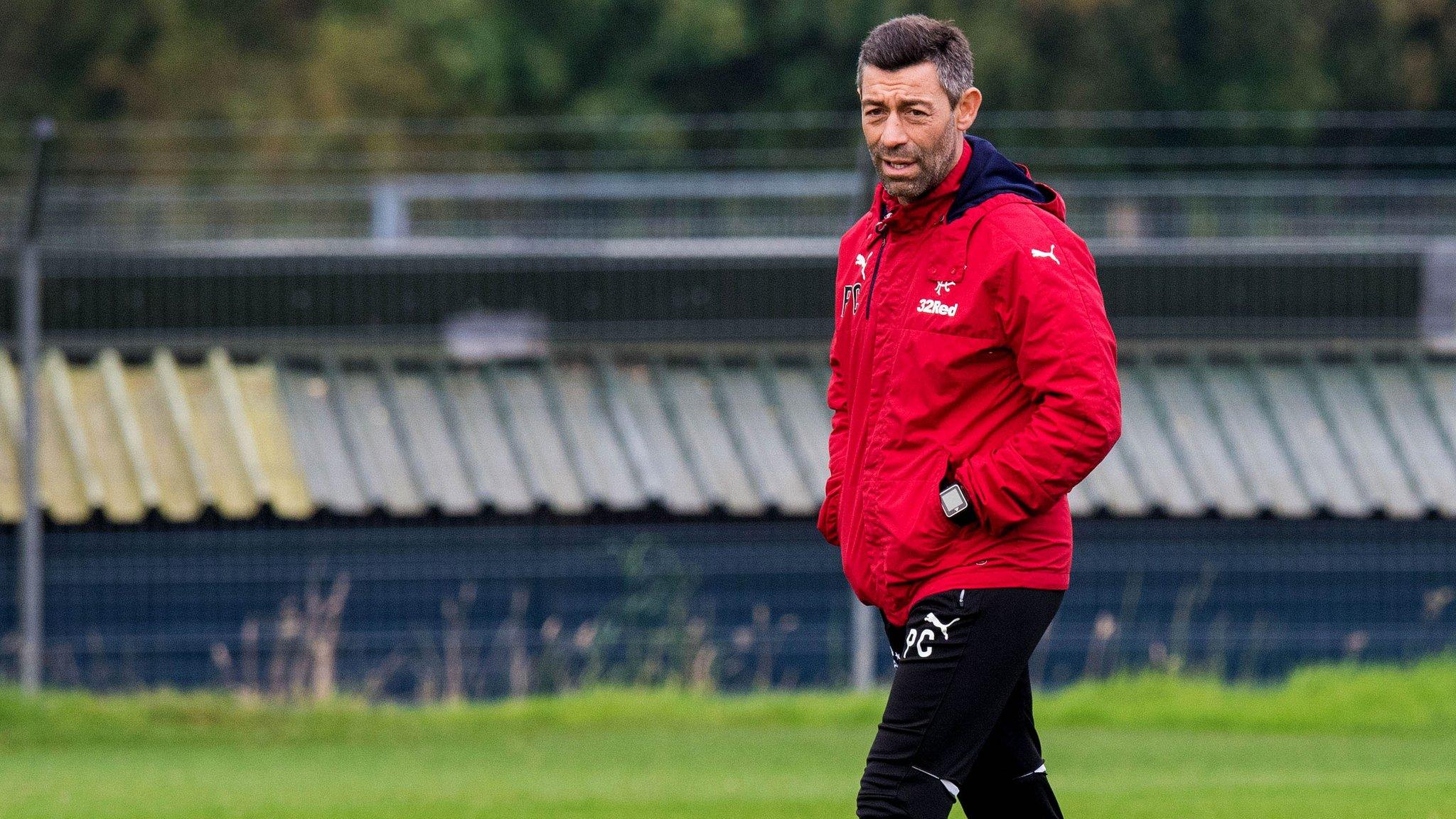 Rangers manager Pedro Caixinha