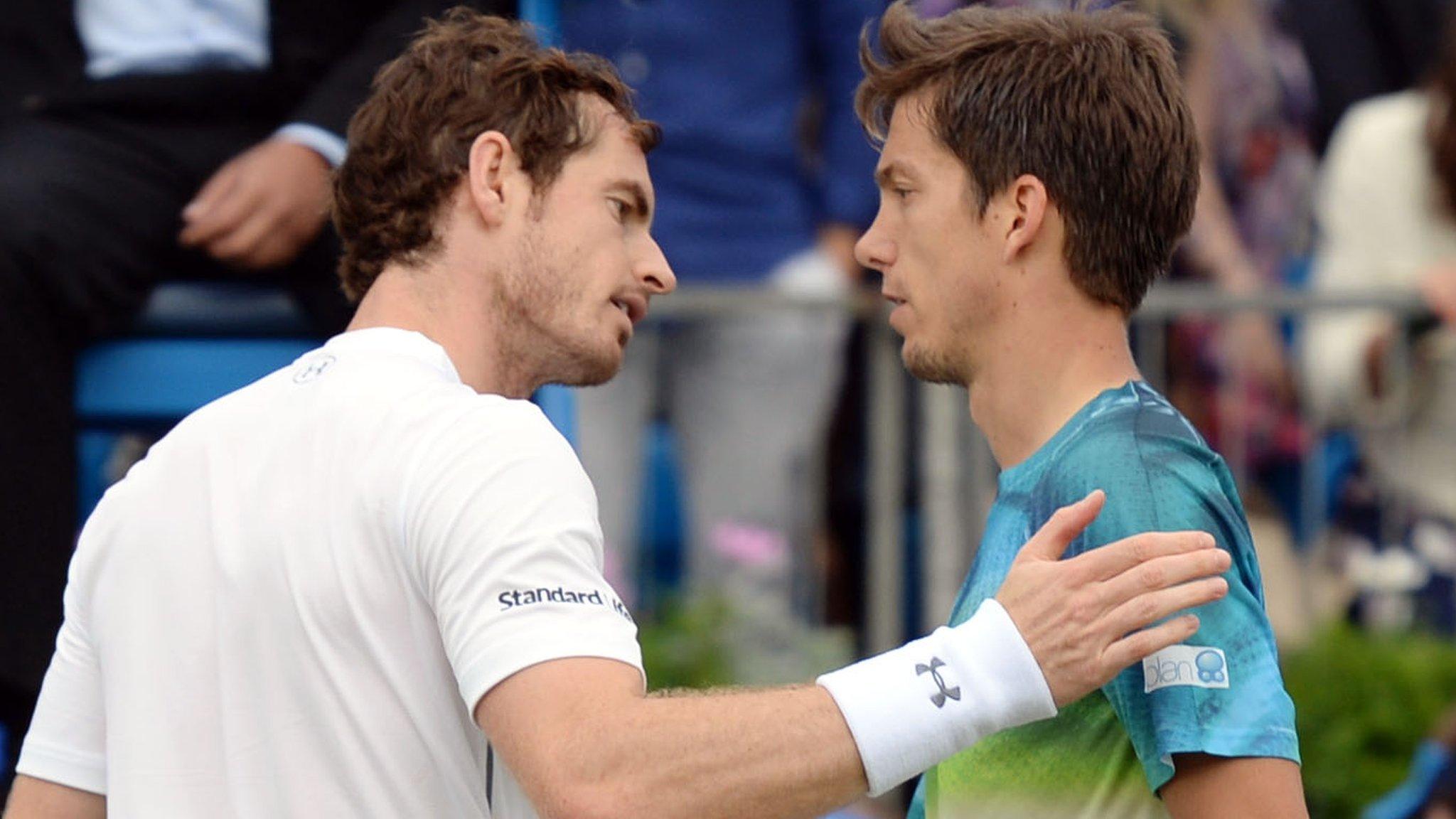 Andy Murray and Aljaz Bedene