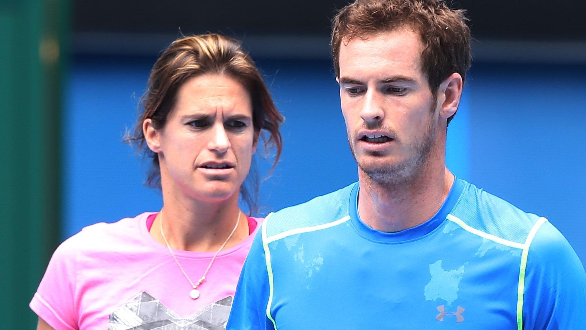 Amelie Mauresmo and Andy Murray