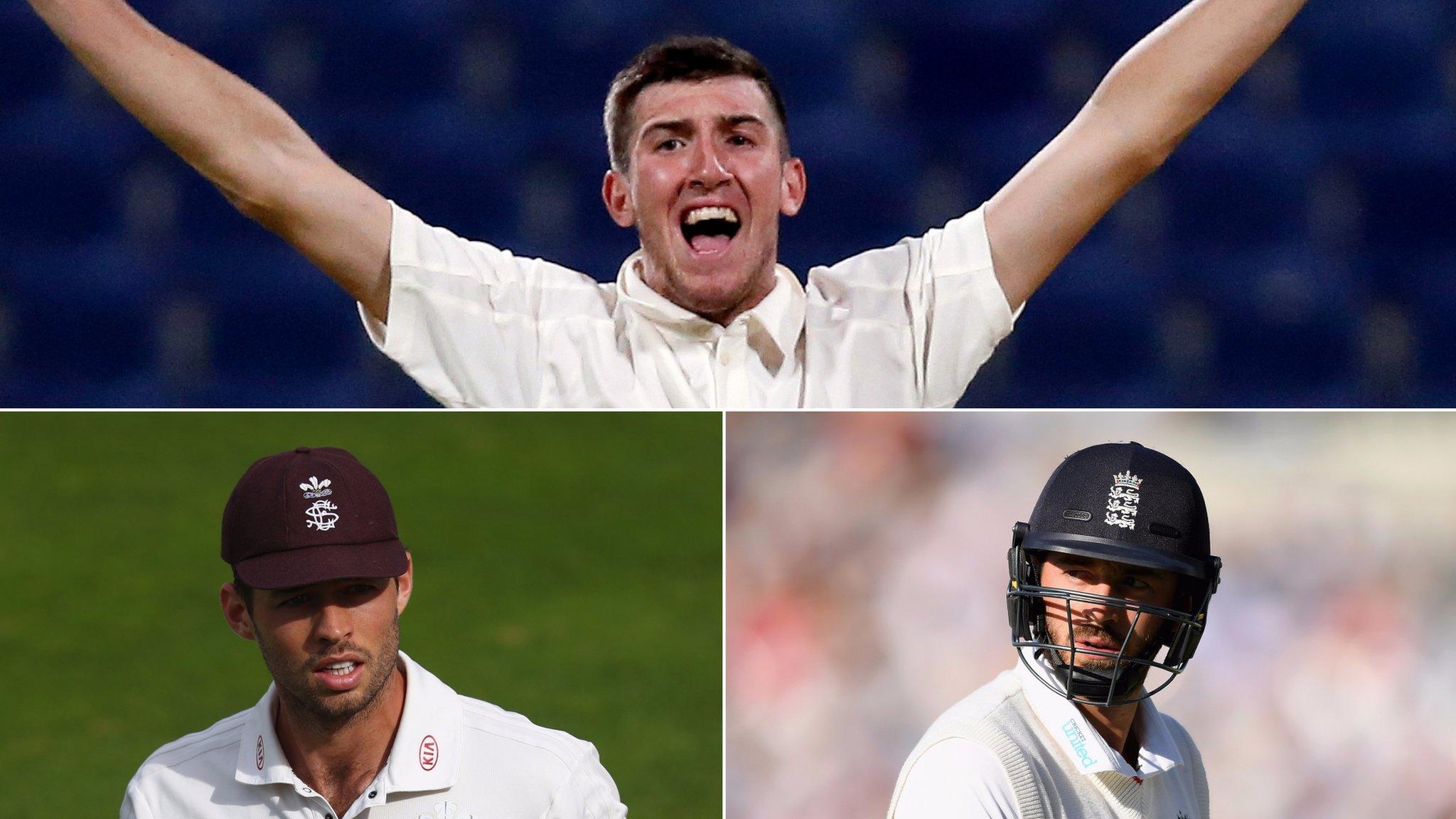 Craig Overton, Ben Foakes & James Vince