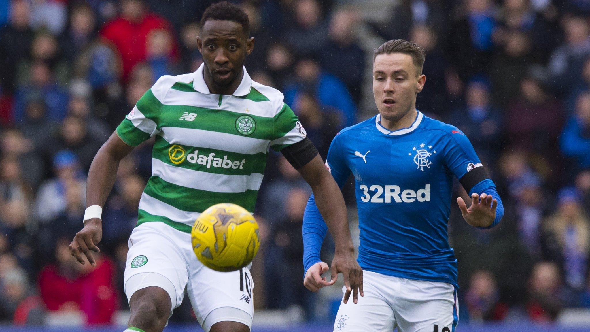 Celtic have won all three matches against Rangers so far this season