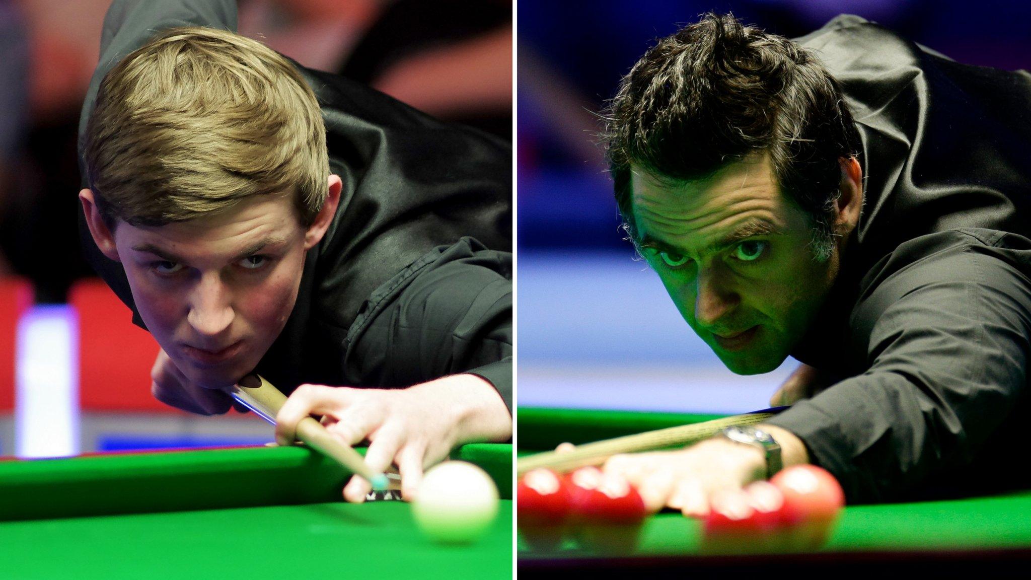 James Cahill and Ronnie OSullivan