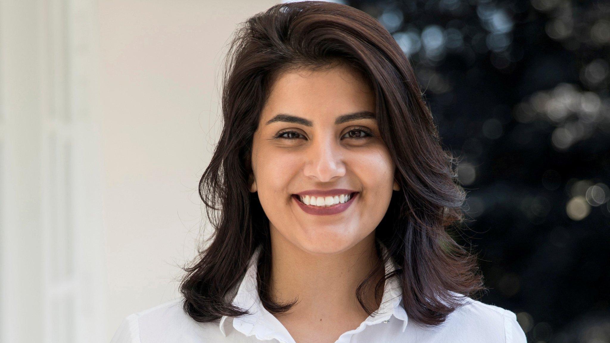 Saudi women"s rights activist Loujain al-Hathloul is seen in this undated handout picture