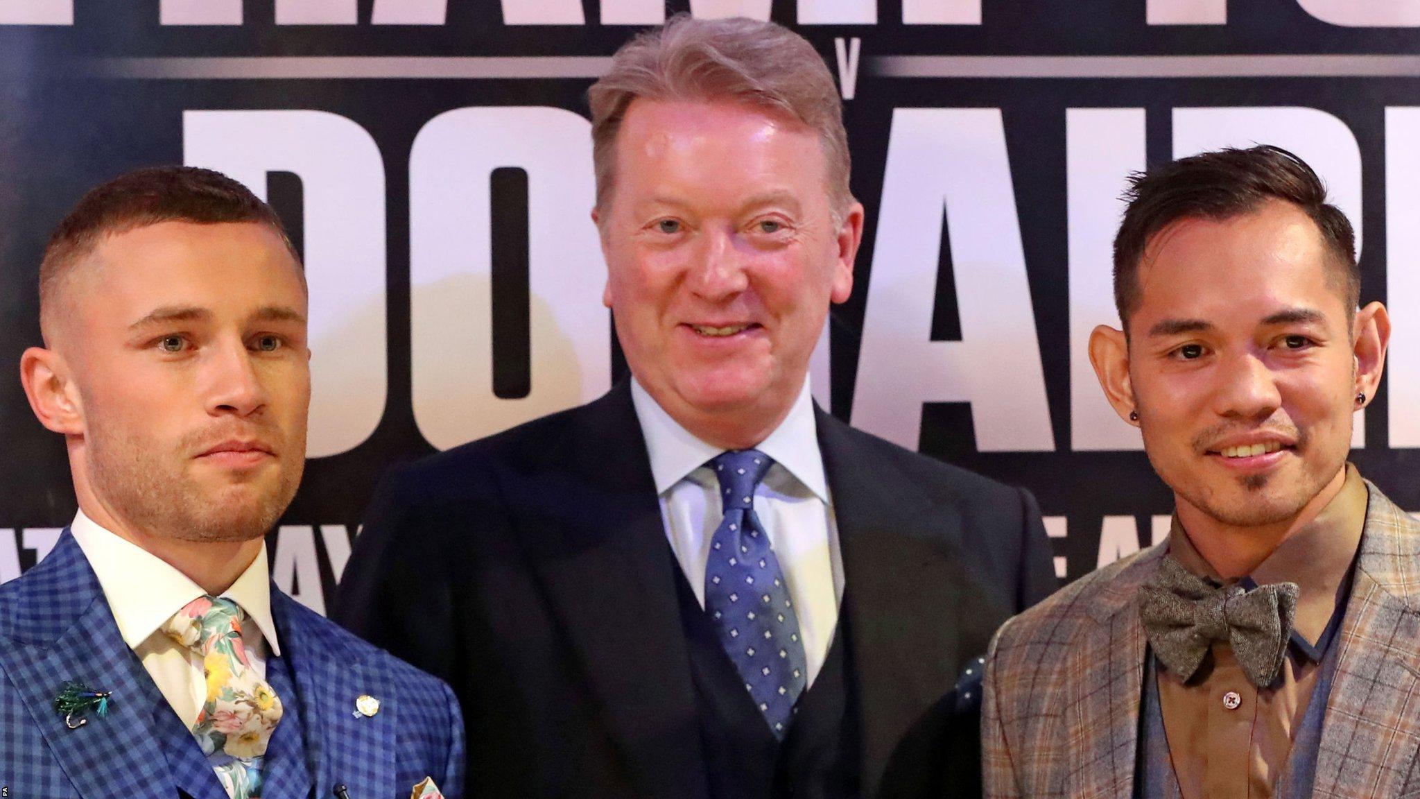 Carl Frampton, Frank Warren and Nonito Donaire