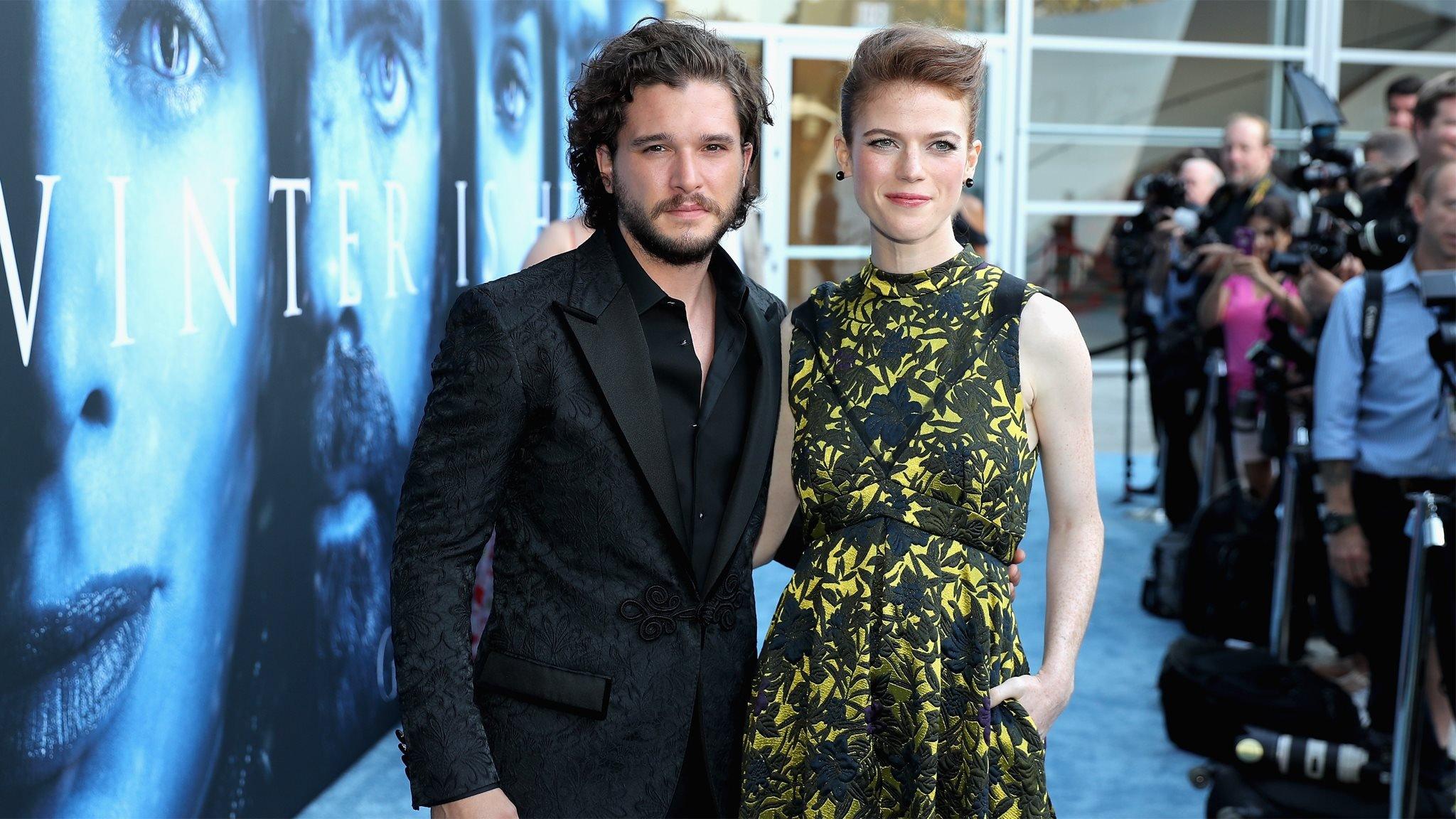 Kit Harington and Rose Leslie