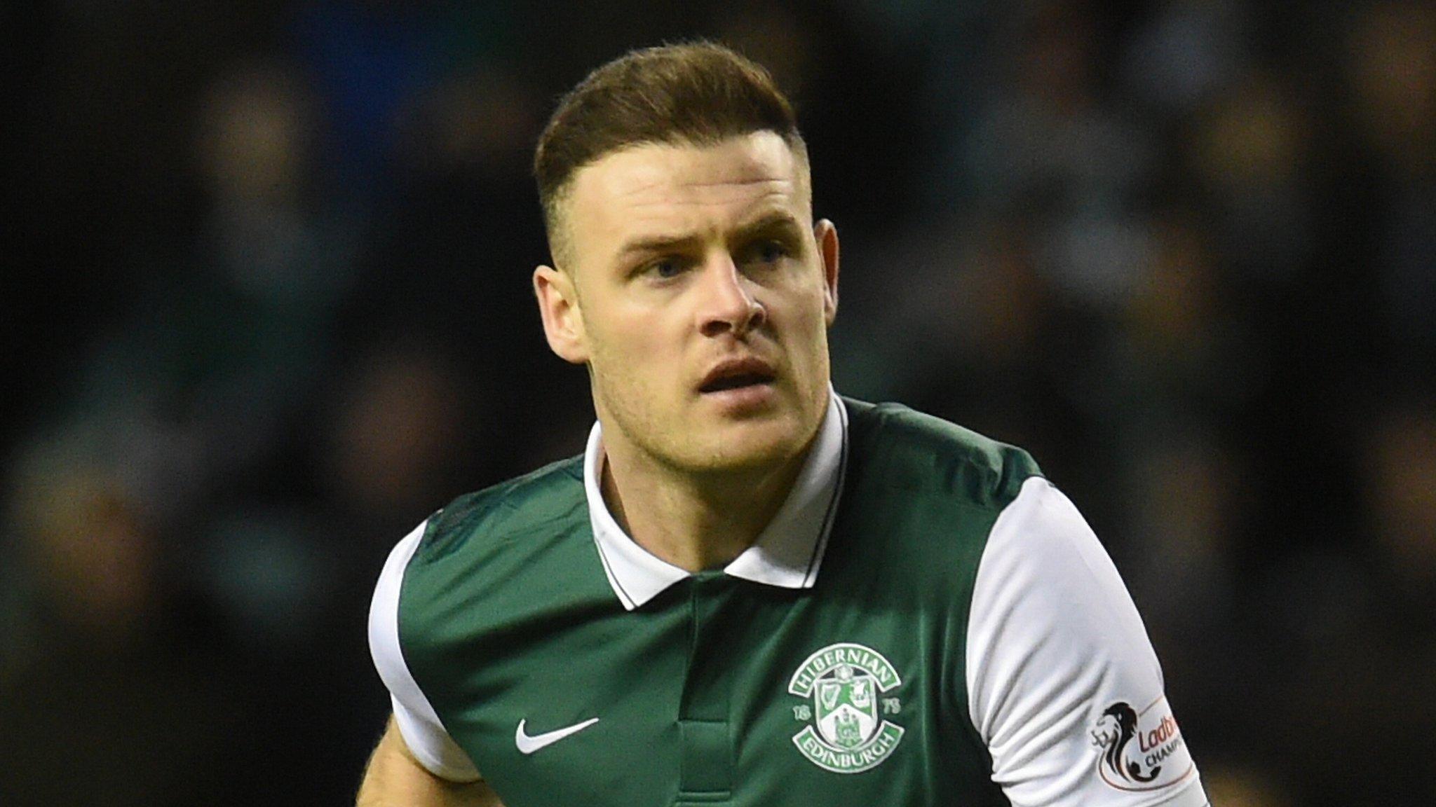 Hibernian forward Anthony Stokes