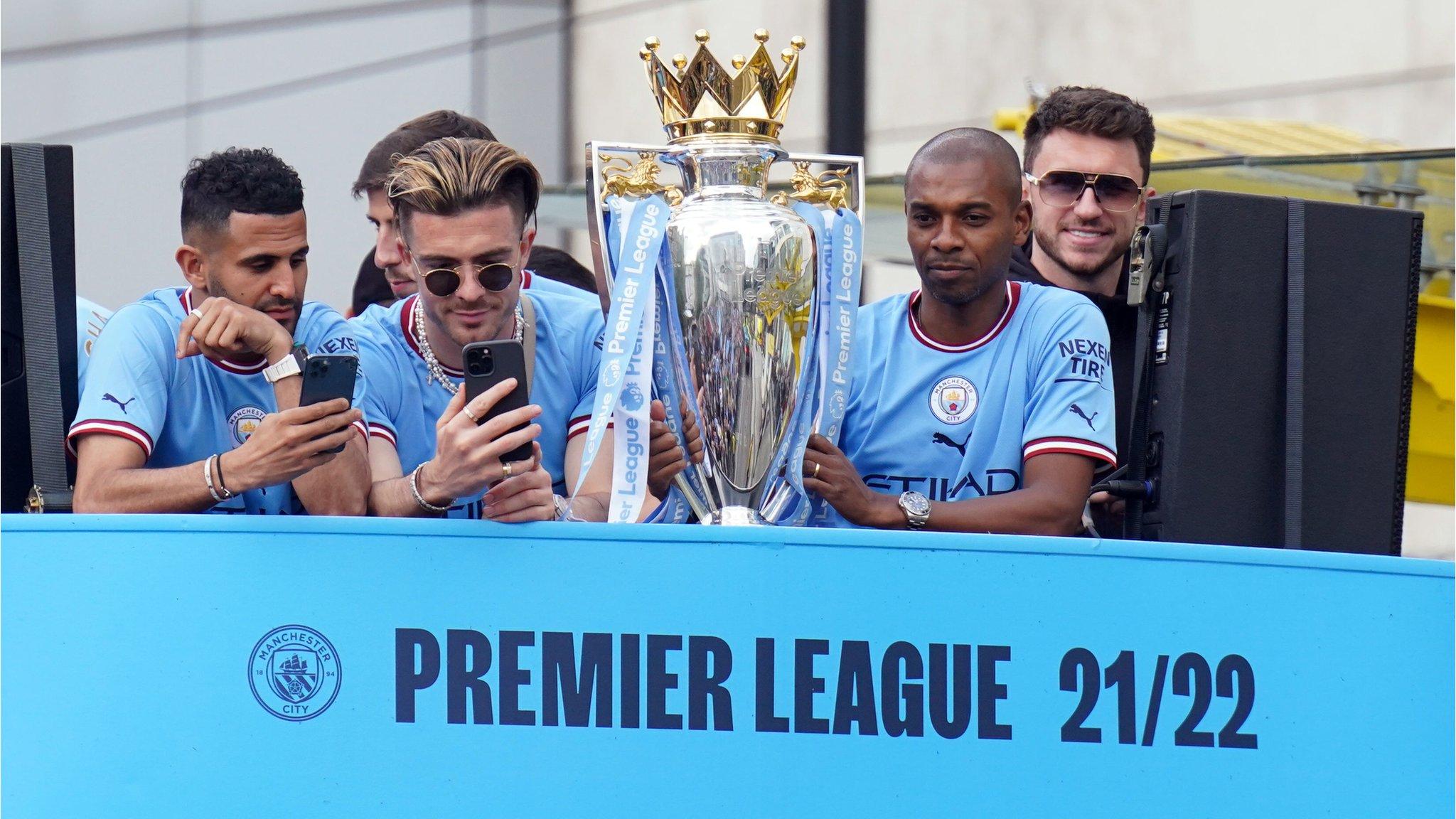 Manchester City celebrate