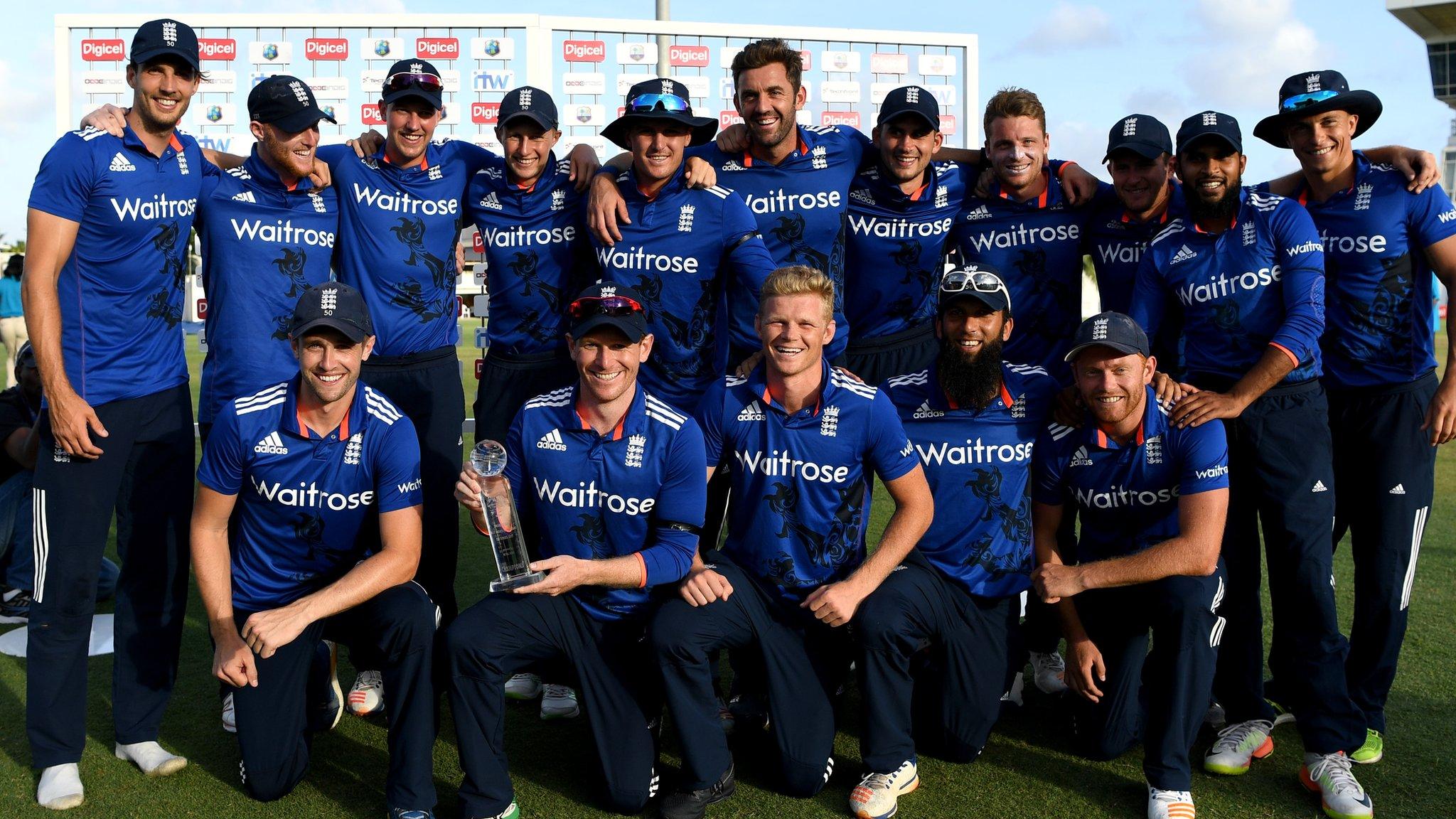 England celebrate