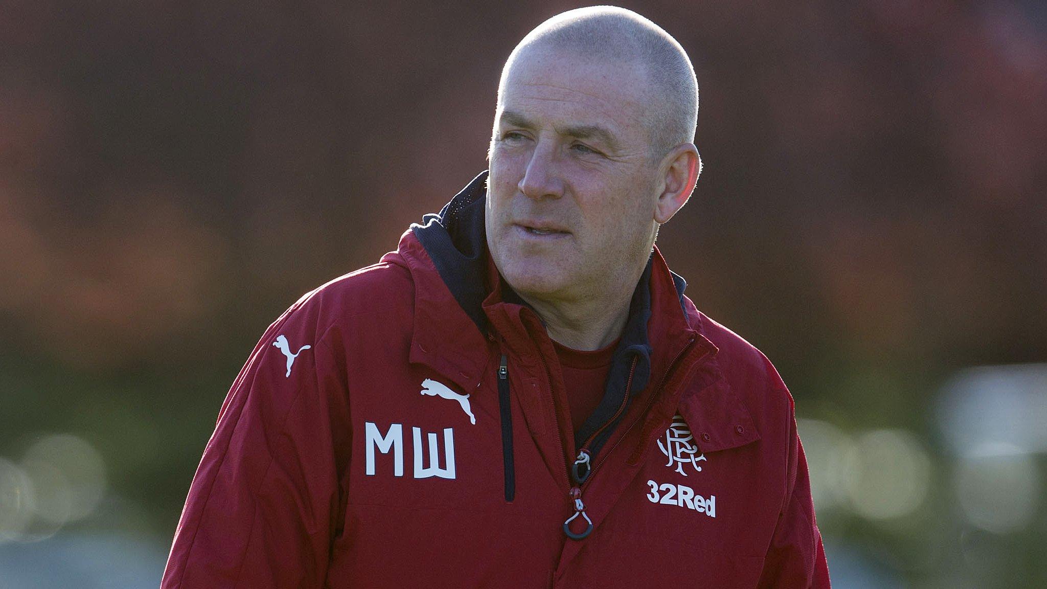 Rangers manager Mark Warburton