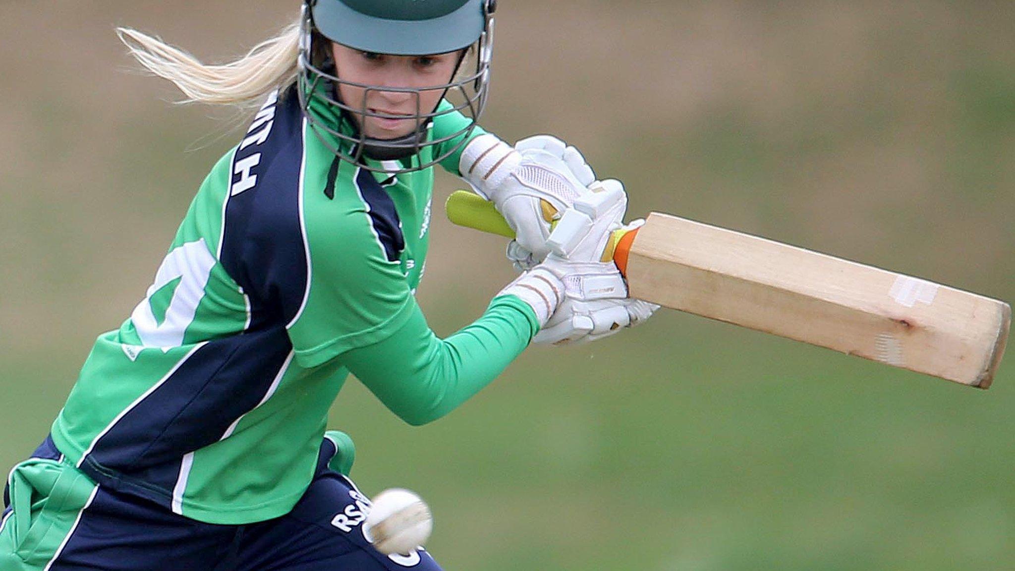 Kim Garth top-scored for Ireland in the victory over Zimbabwe