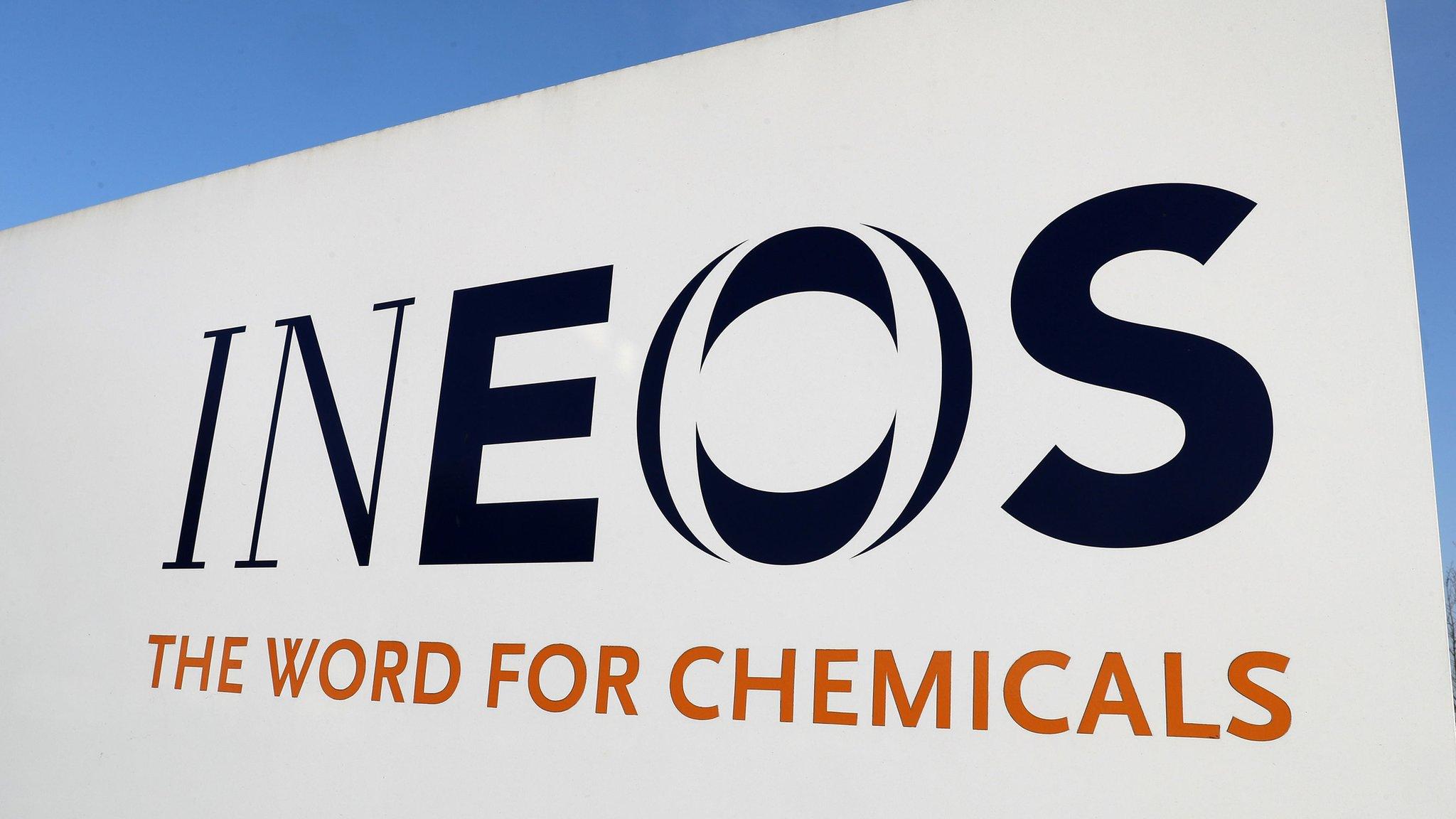 The logo of chemicals firm Ineos