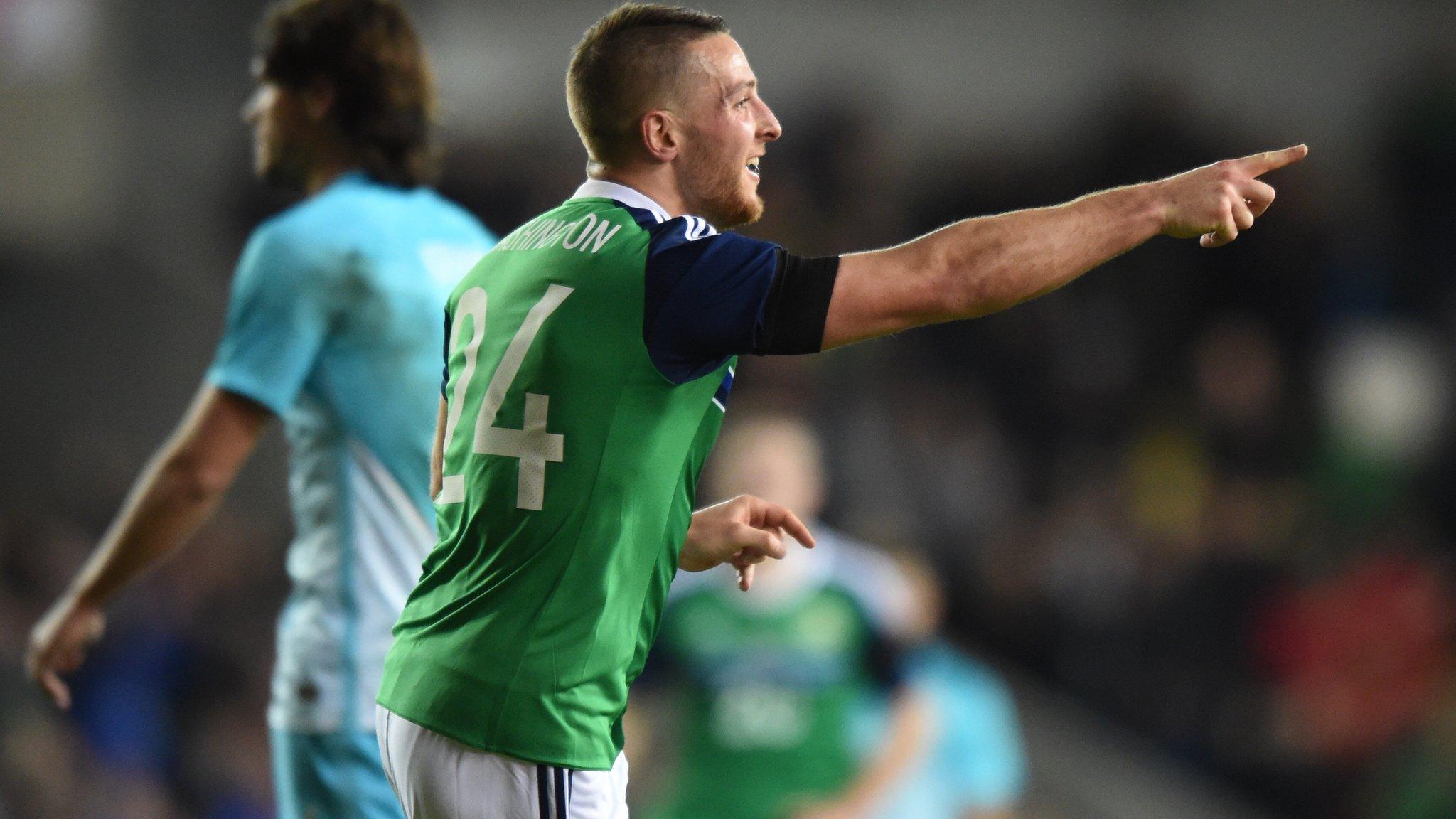 Connor Washington celebrates