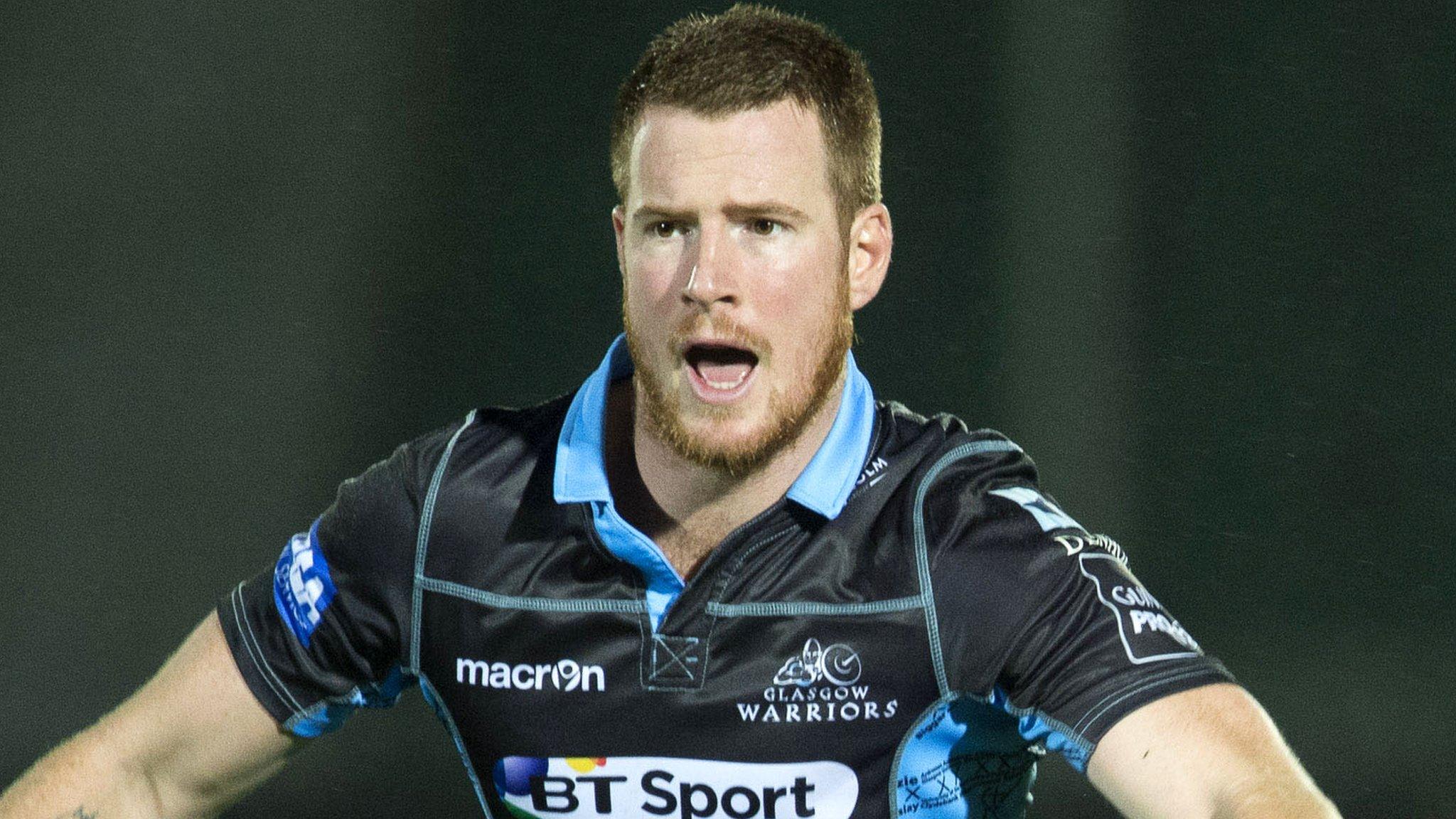 Rory Clegg in action for Glasgow