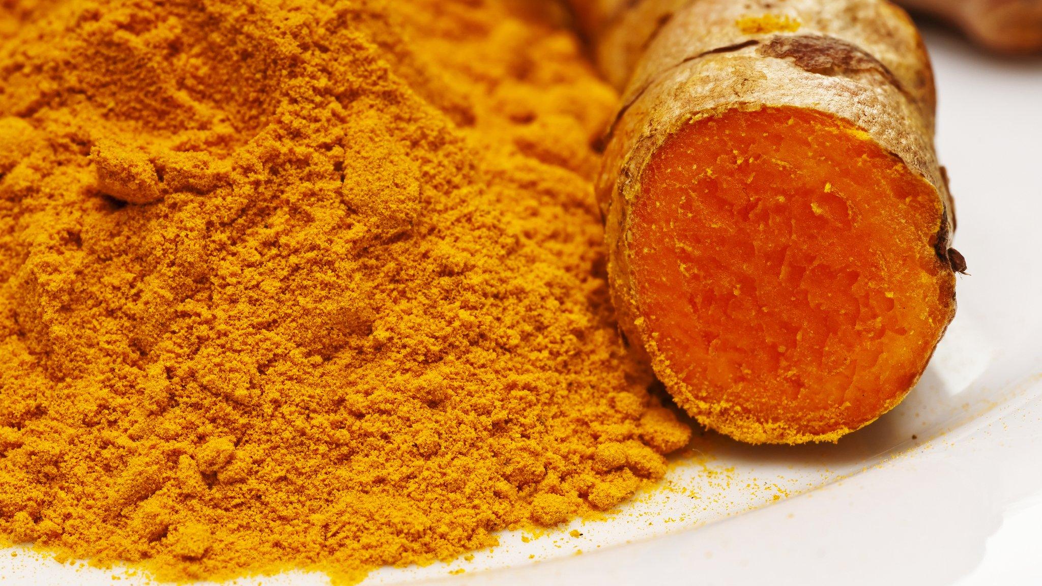 Turmeric powder and root