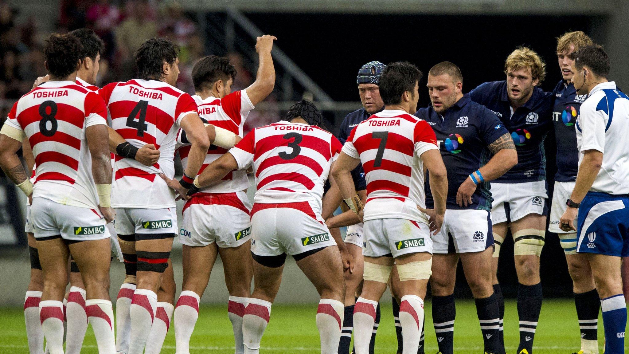 Japan lost the first Test to Scotland