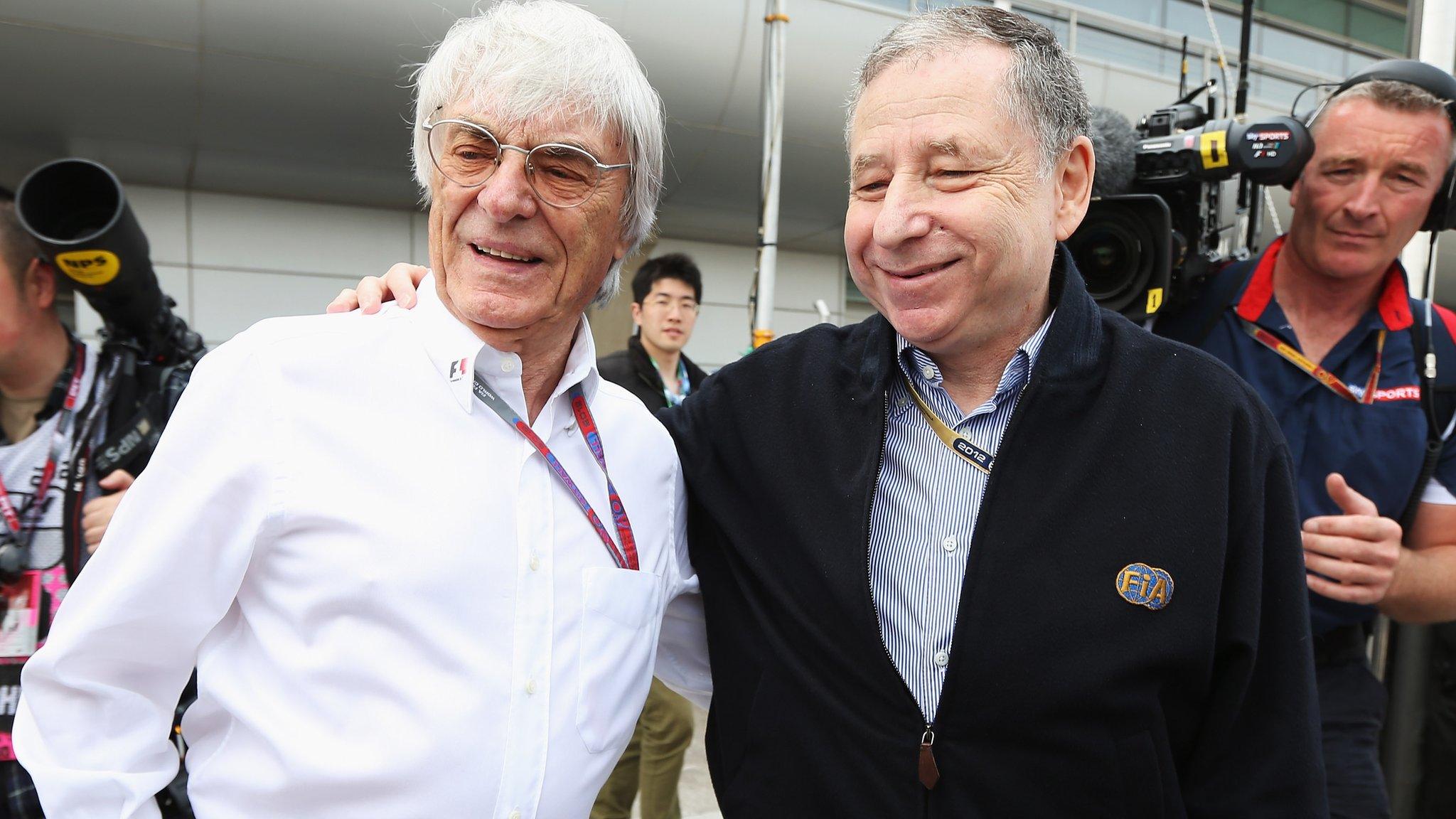 Bernie Ecclestone & Jean Todt