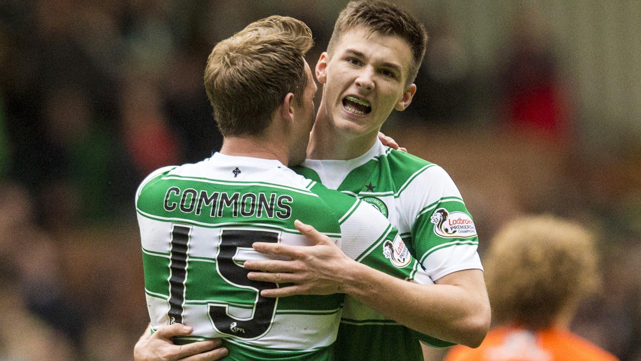 Kris Commons and Kieran Tierney