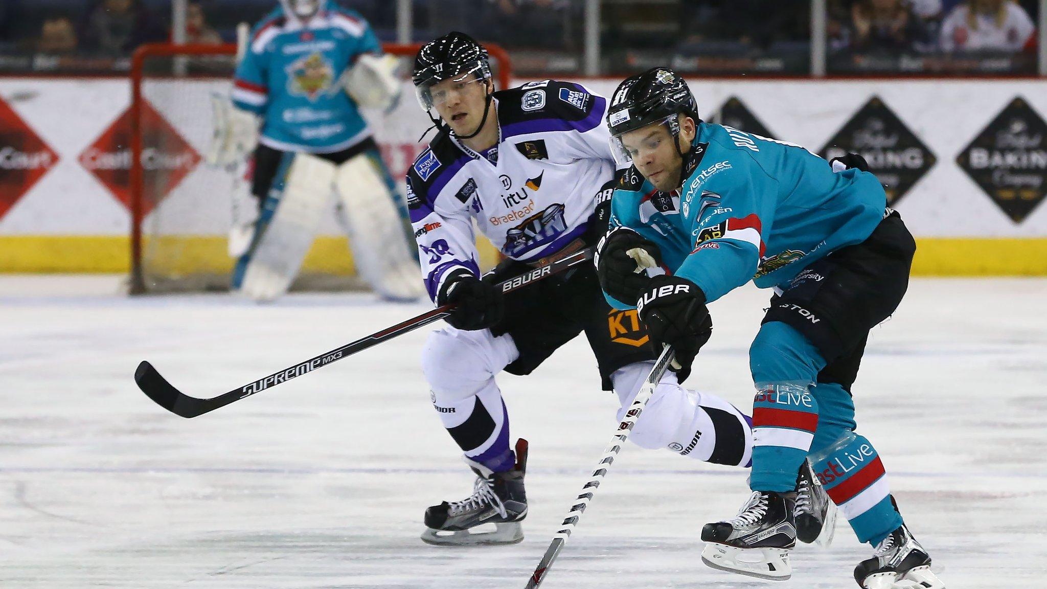 Action from the SSE Arena in Belfast