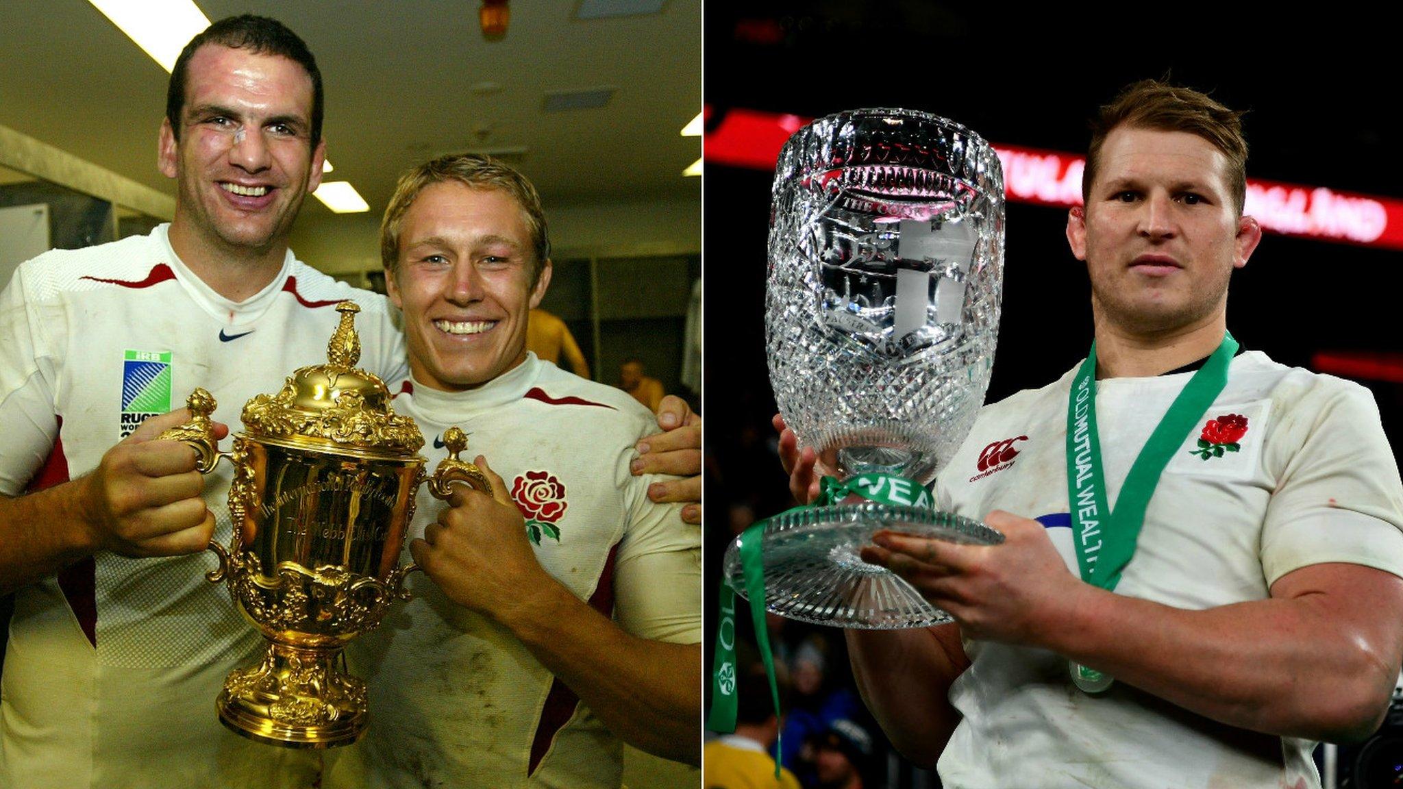 Martin Johnson, Johnny Wilkinson and Dylan Hartley
