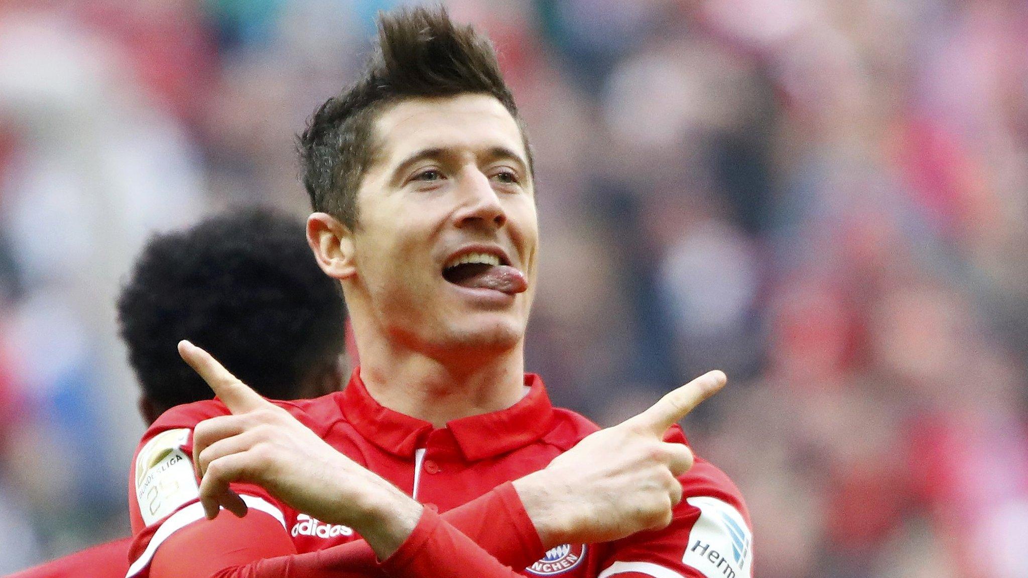 Bayern Munich's Robert Lewandowski