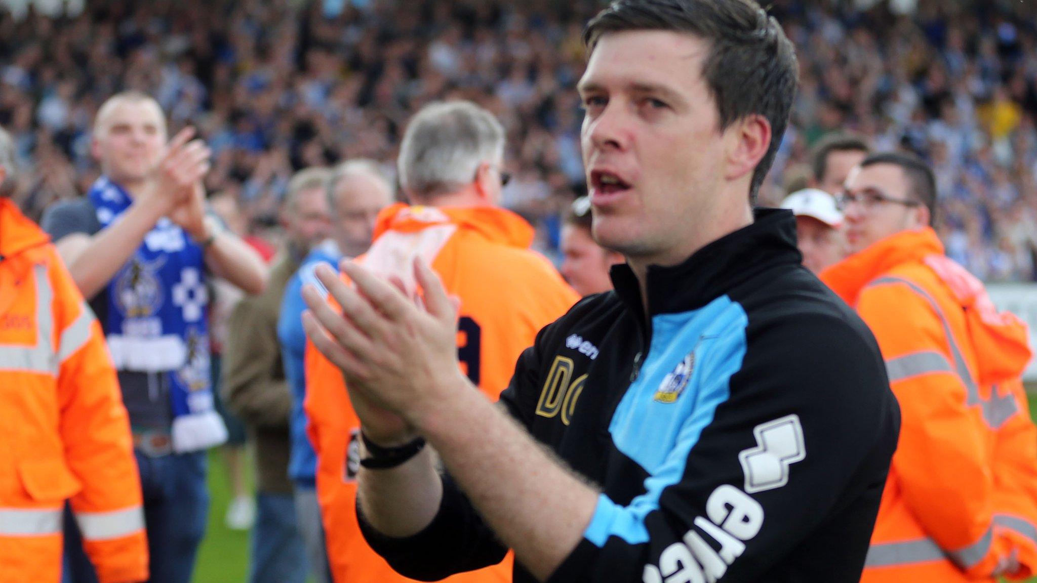 Bristol Rovers manager Darrell Clarke