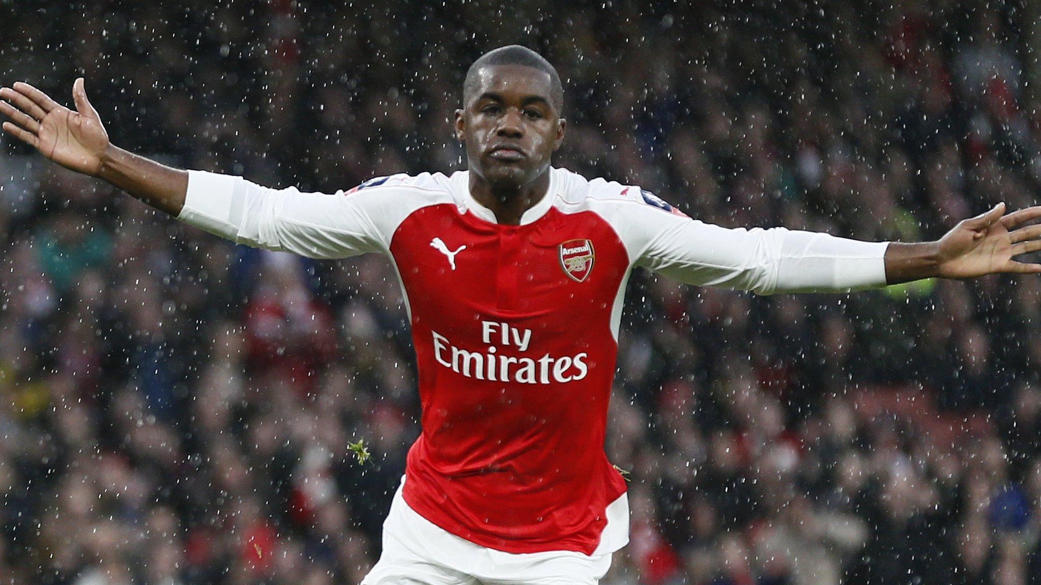 Joel Campbell celebrates