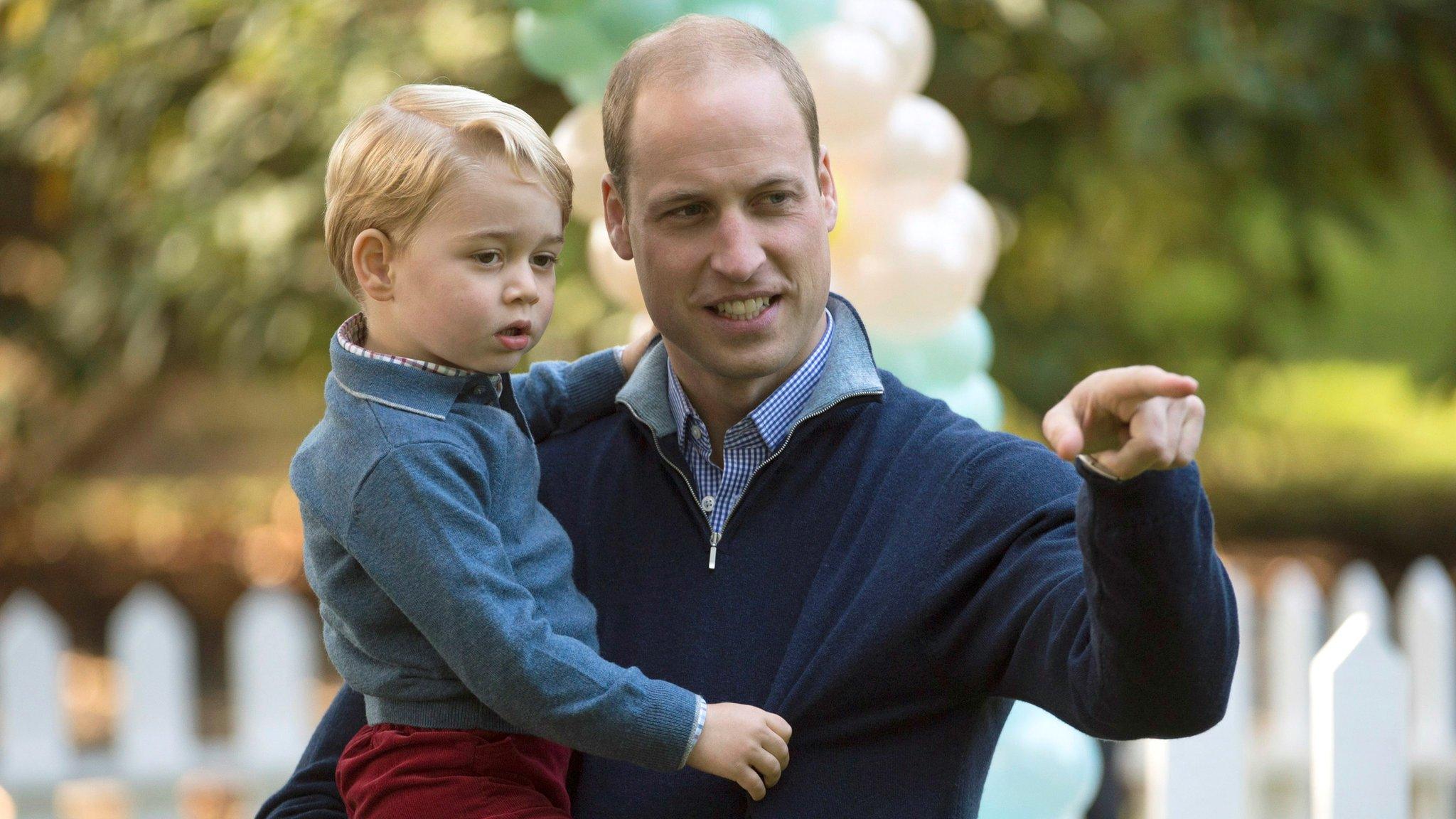 Prince william and george