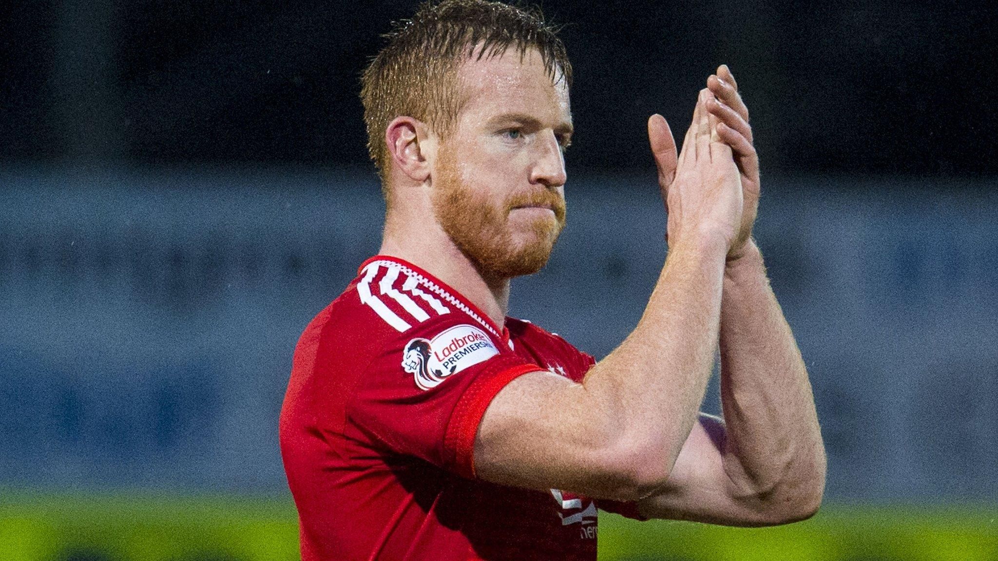 Aberdeen striker Adam Rooney