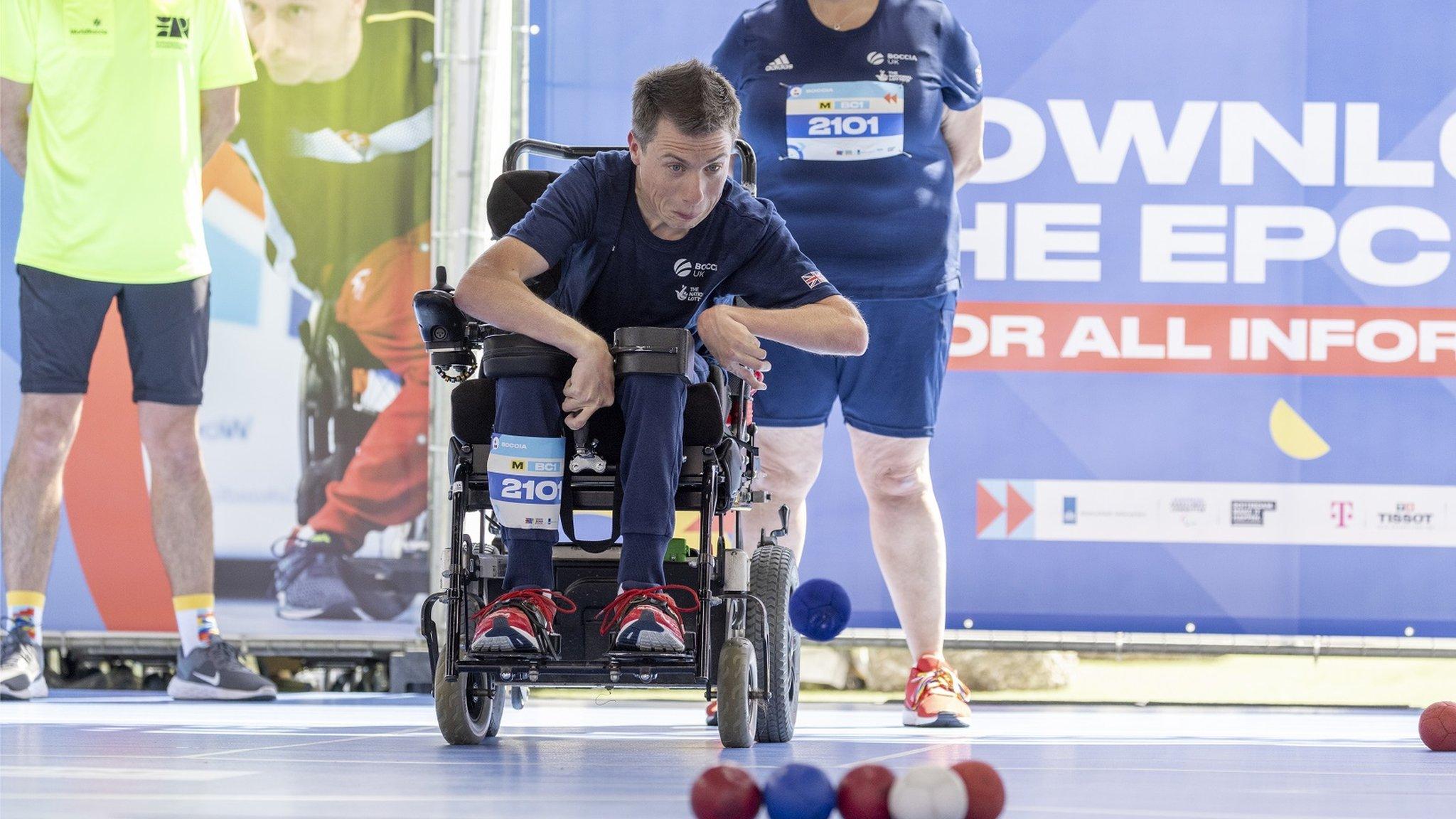 Great Britain's Boccia player David Smith