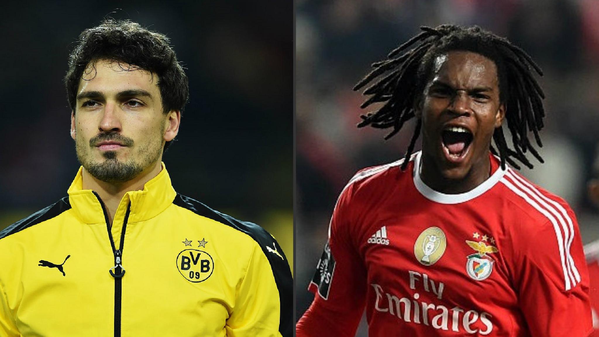 Mats Hummels and Renato Sanches