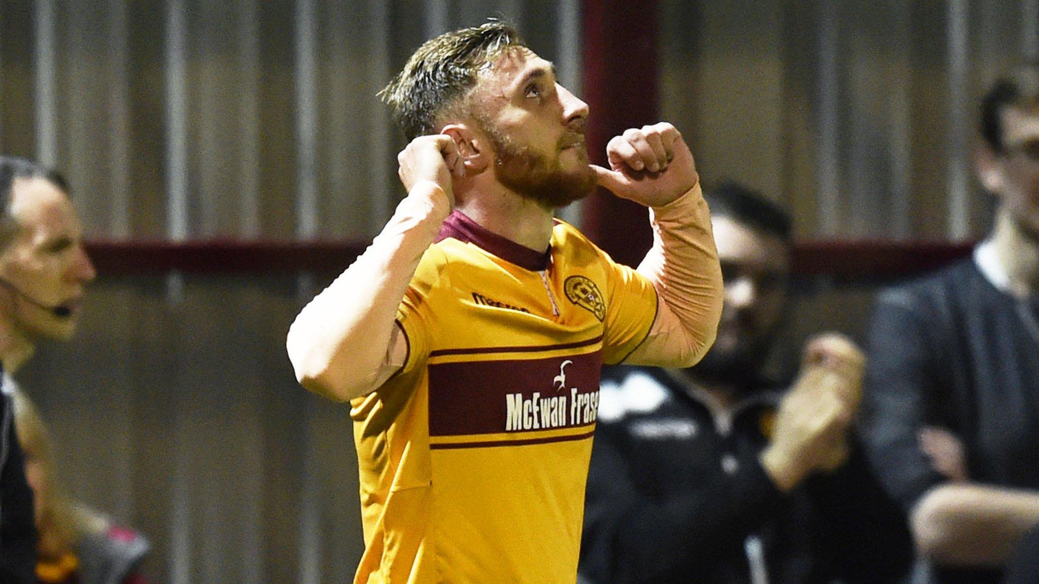 Motherwell striker Louis Moult