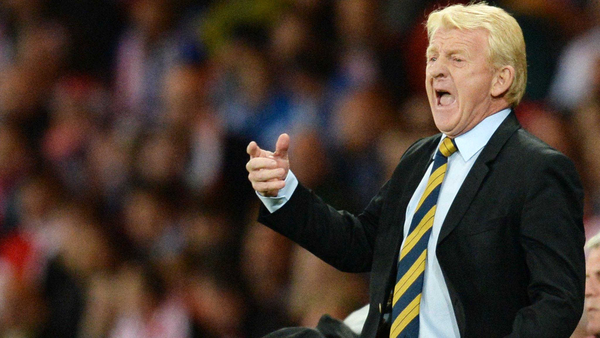 Scotland manager Gordon Strachan