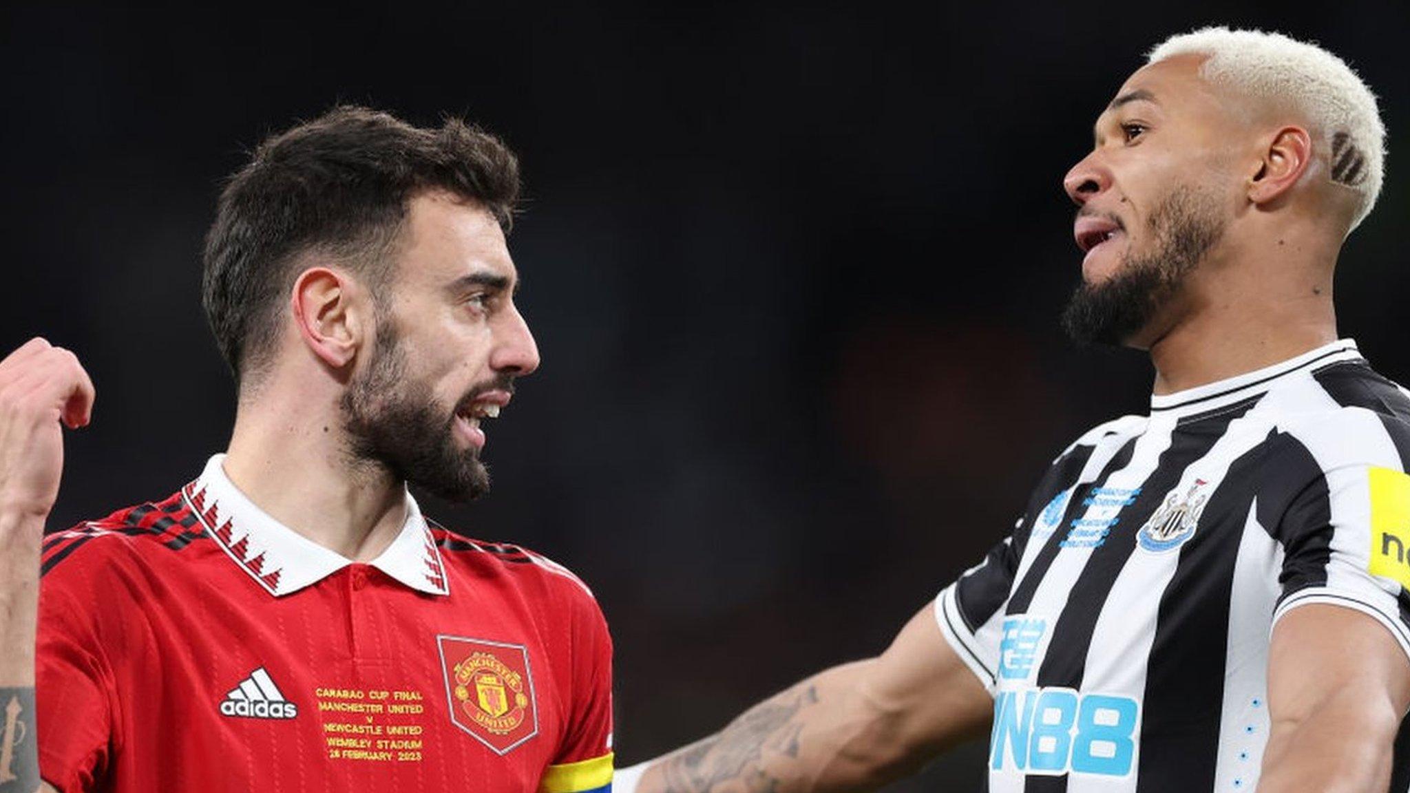 It was to prove a frustrating day for Joelinton's Newcastle United but one to remember for Manchester United captain Bruno Fernandes