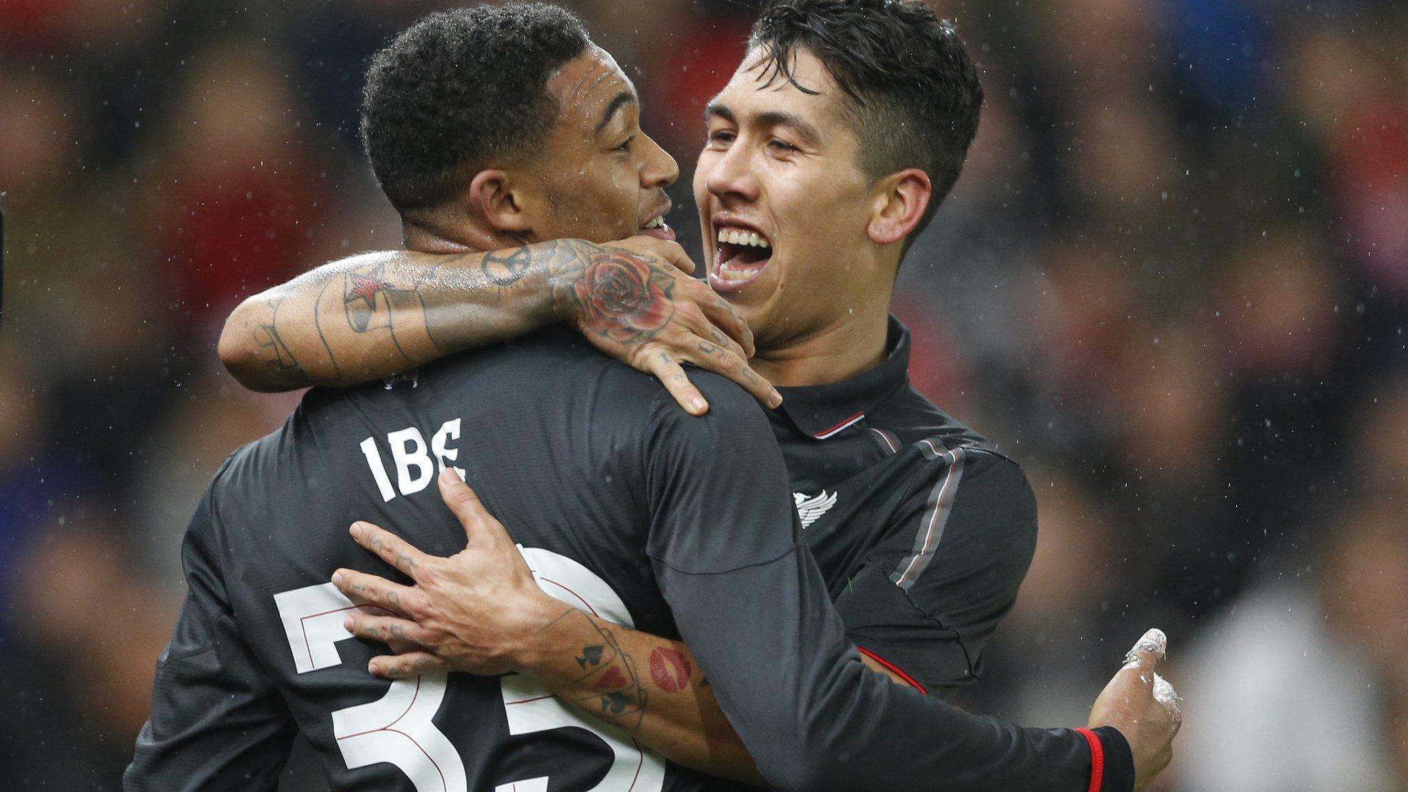 Jordon Ibe celebrates