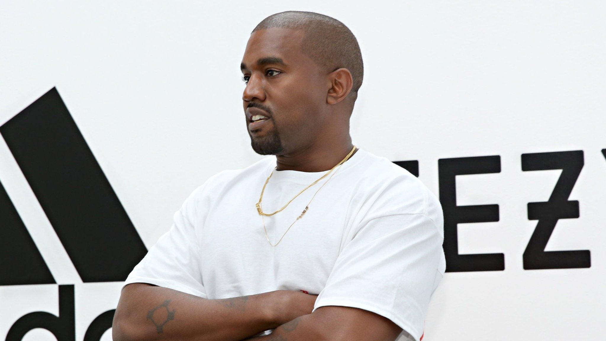 Kanye West at Milk Studios on June 28, 2016 in Hollywood, California. adidas and Kanye West announce the future of their partnership: adidas + KANYE WEST