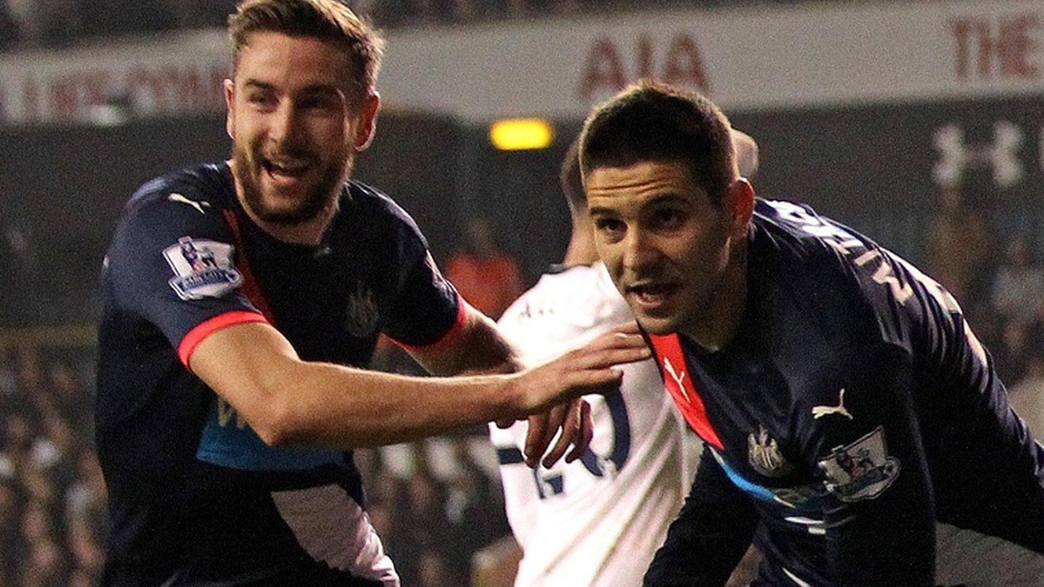 Paul Dummett and Aleksandar Mitrovic