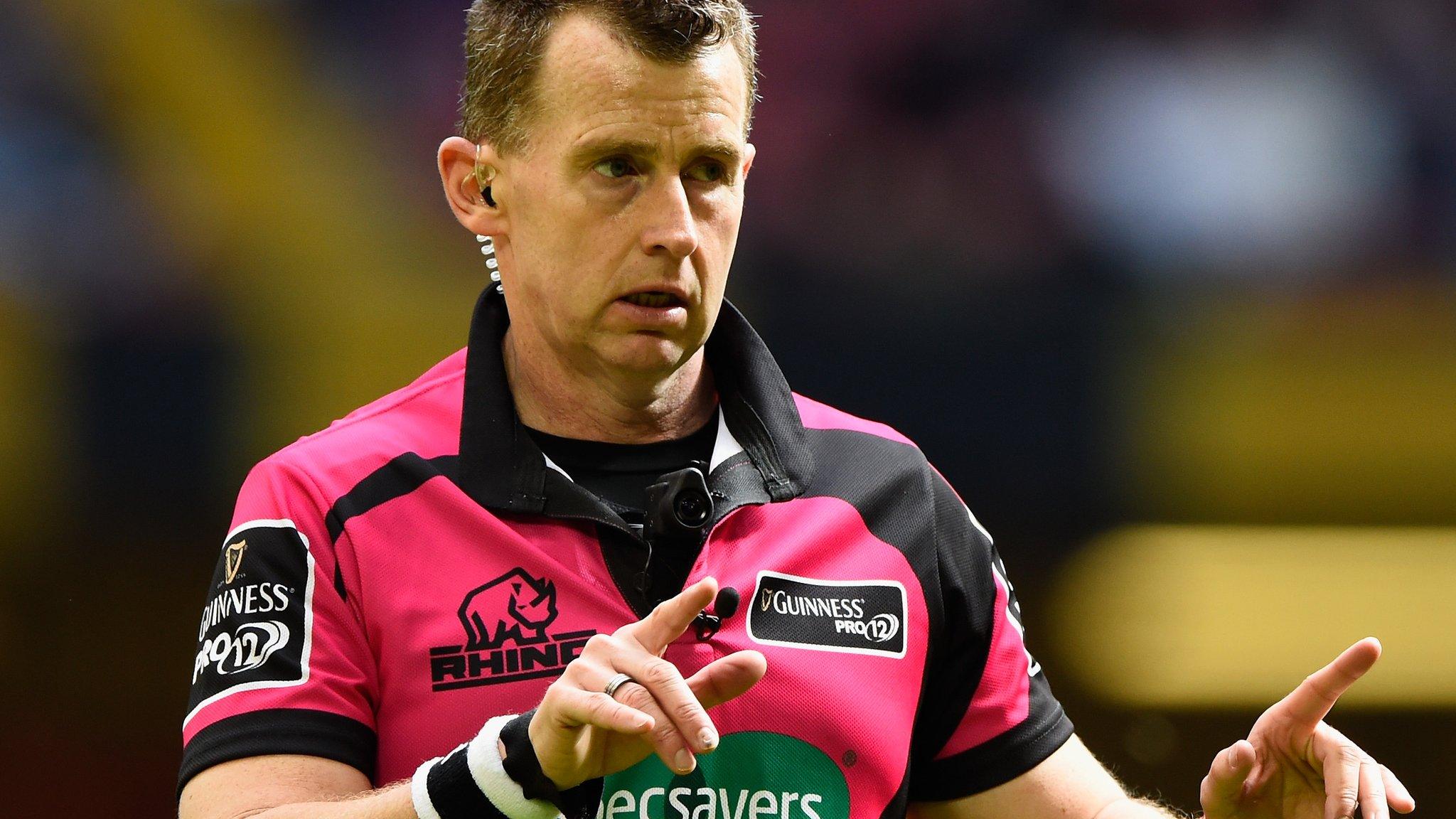 Rugby referee Nigel Owens