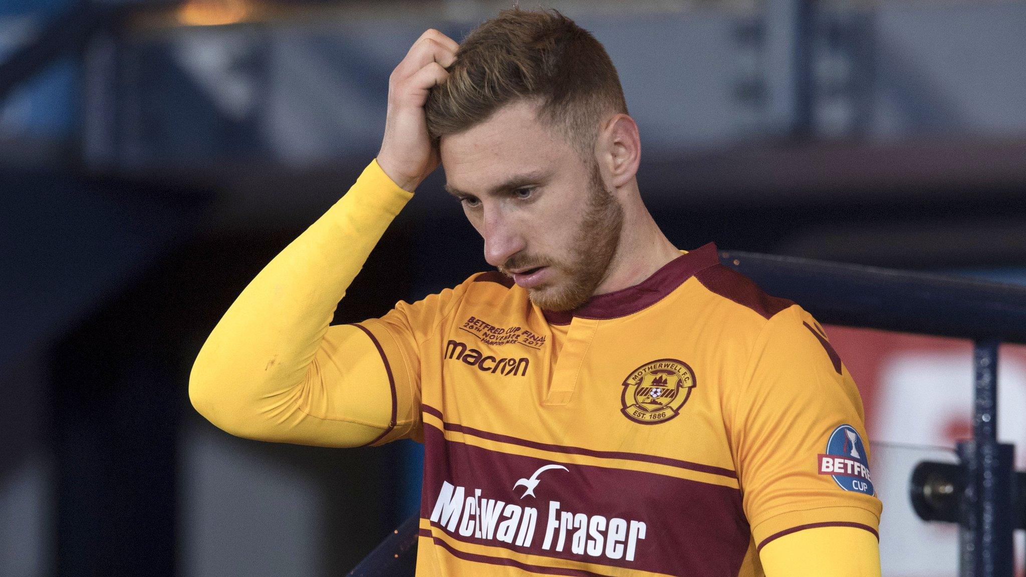 Motherwell striker Louis Moult