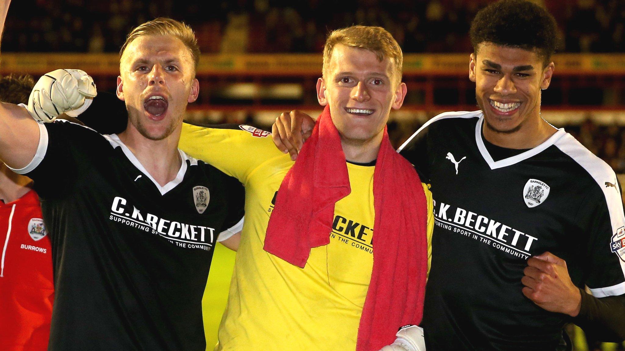 Barnsley celebrate