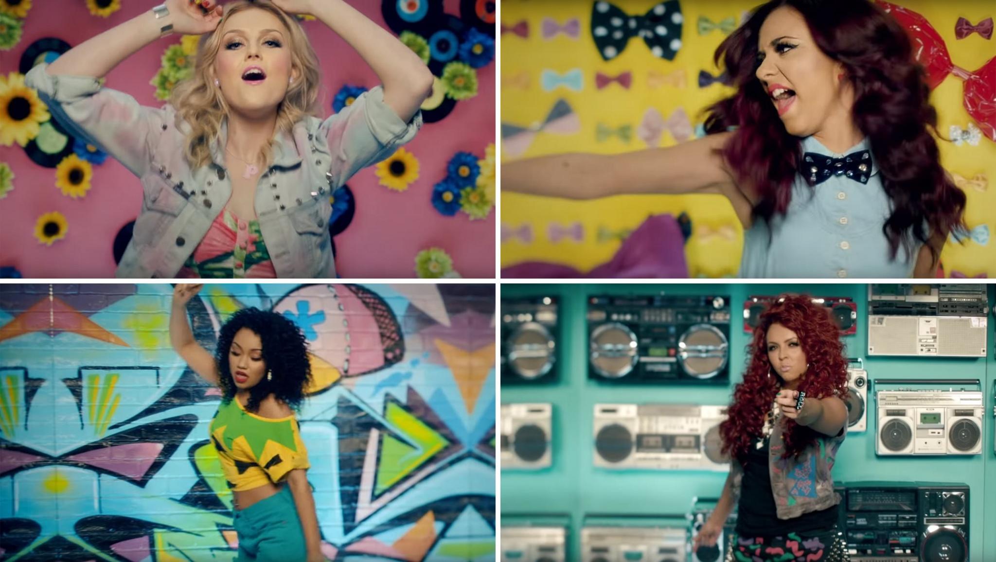 Little Mix in the video for Wings