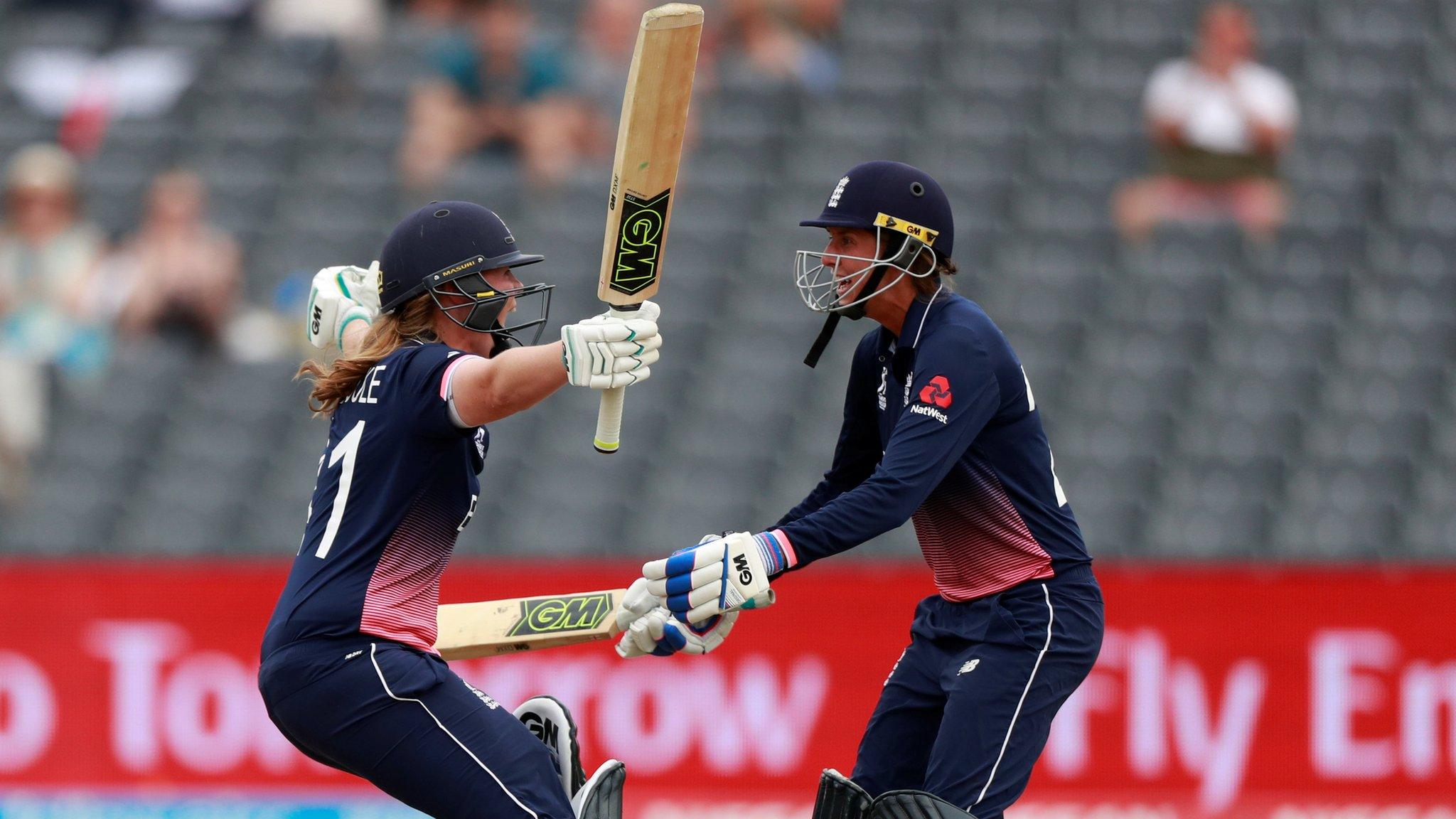 England celebrate reaching final