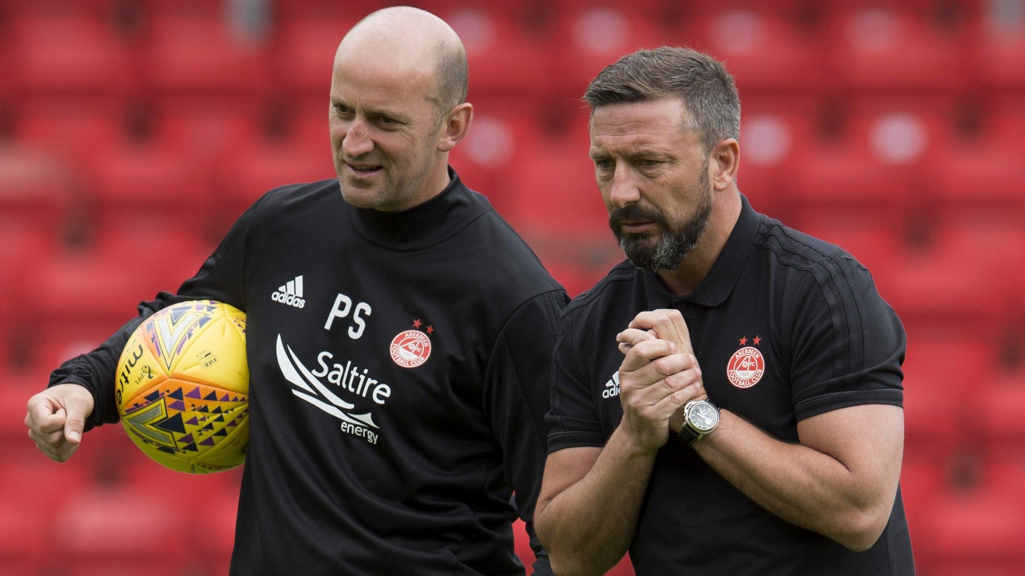 Paul Sheerin and Derek McInnes