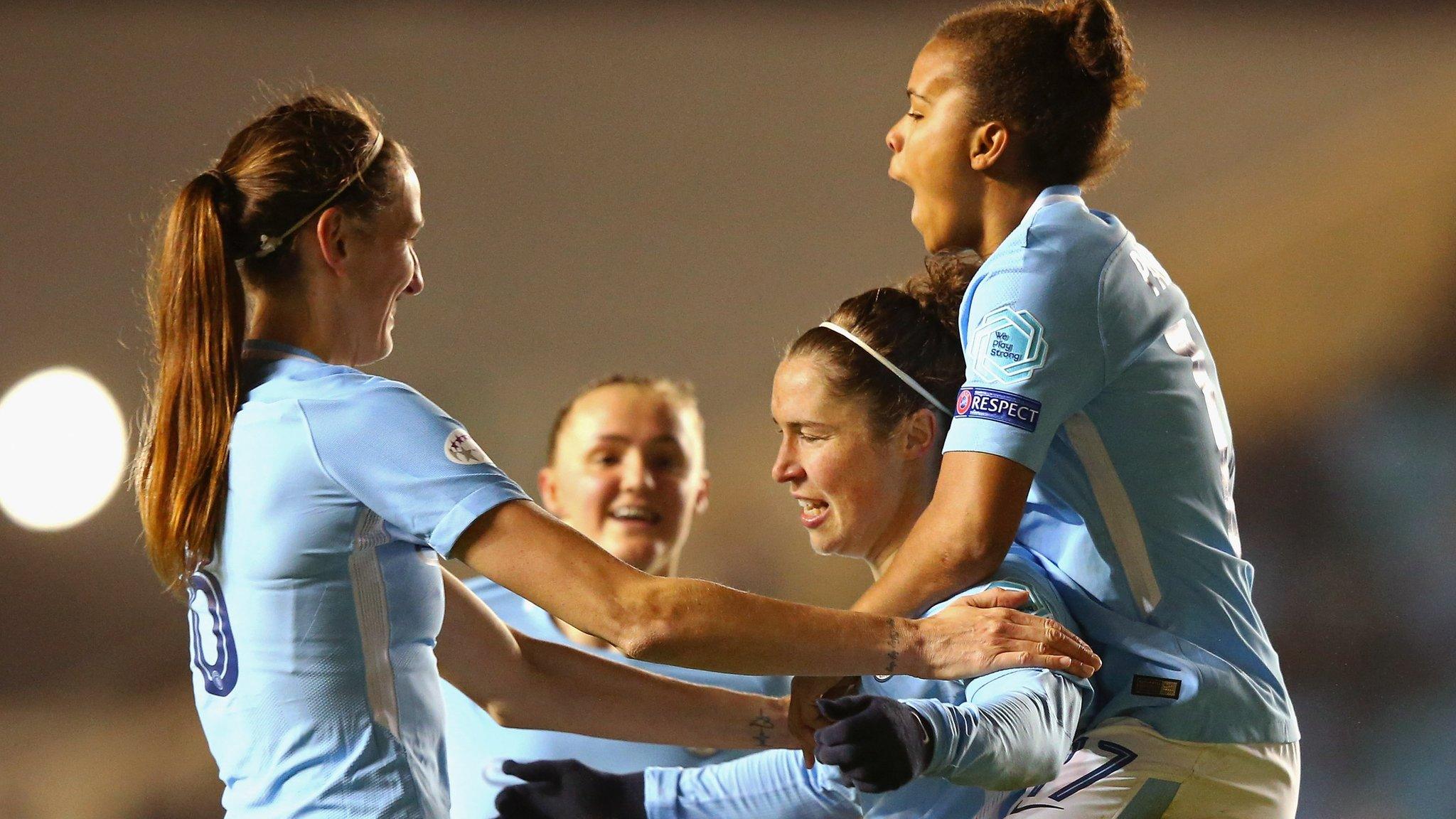 Man City Women celebrate